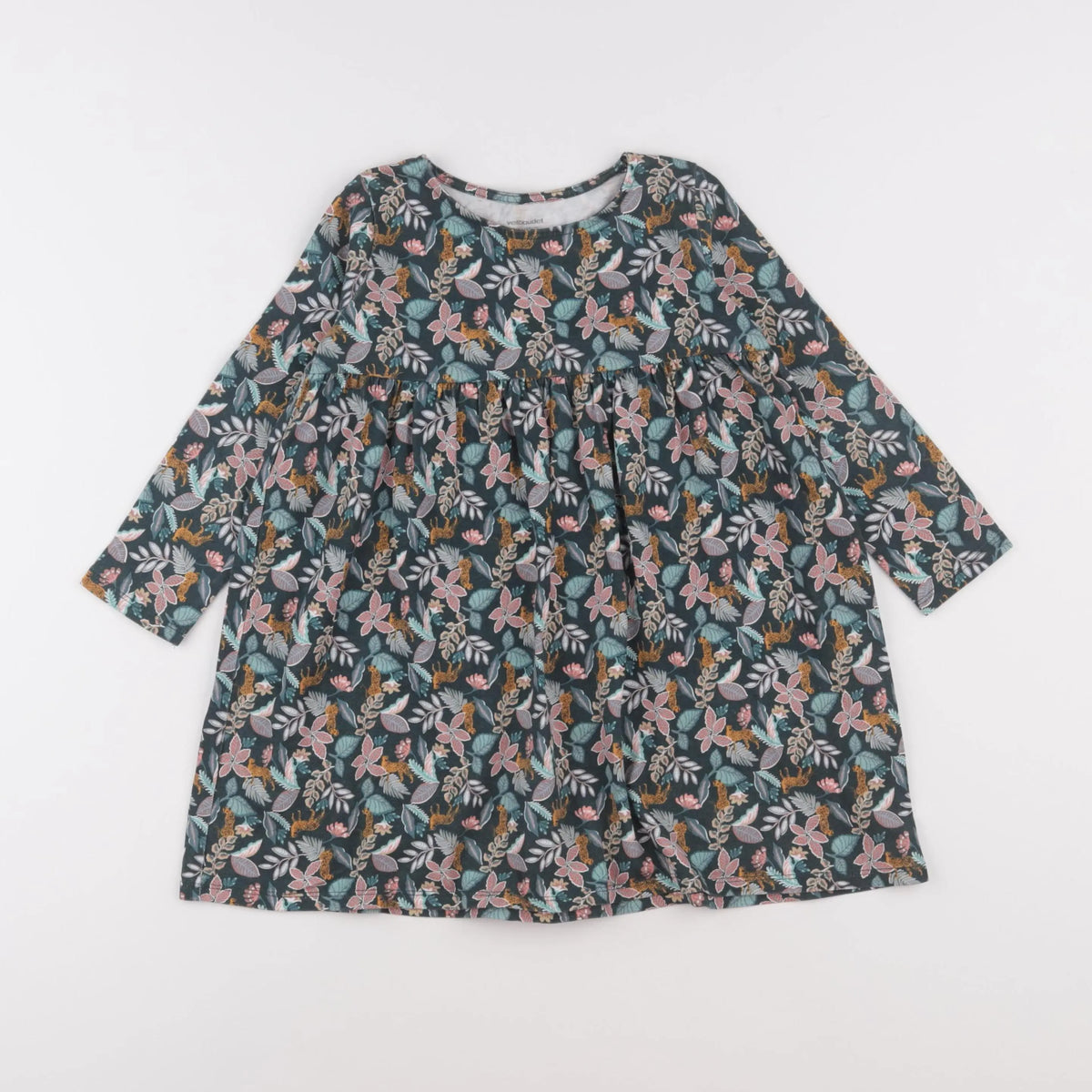 Vertbaudet - robe multicolore - 4 ans