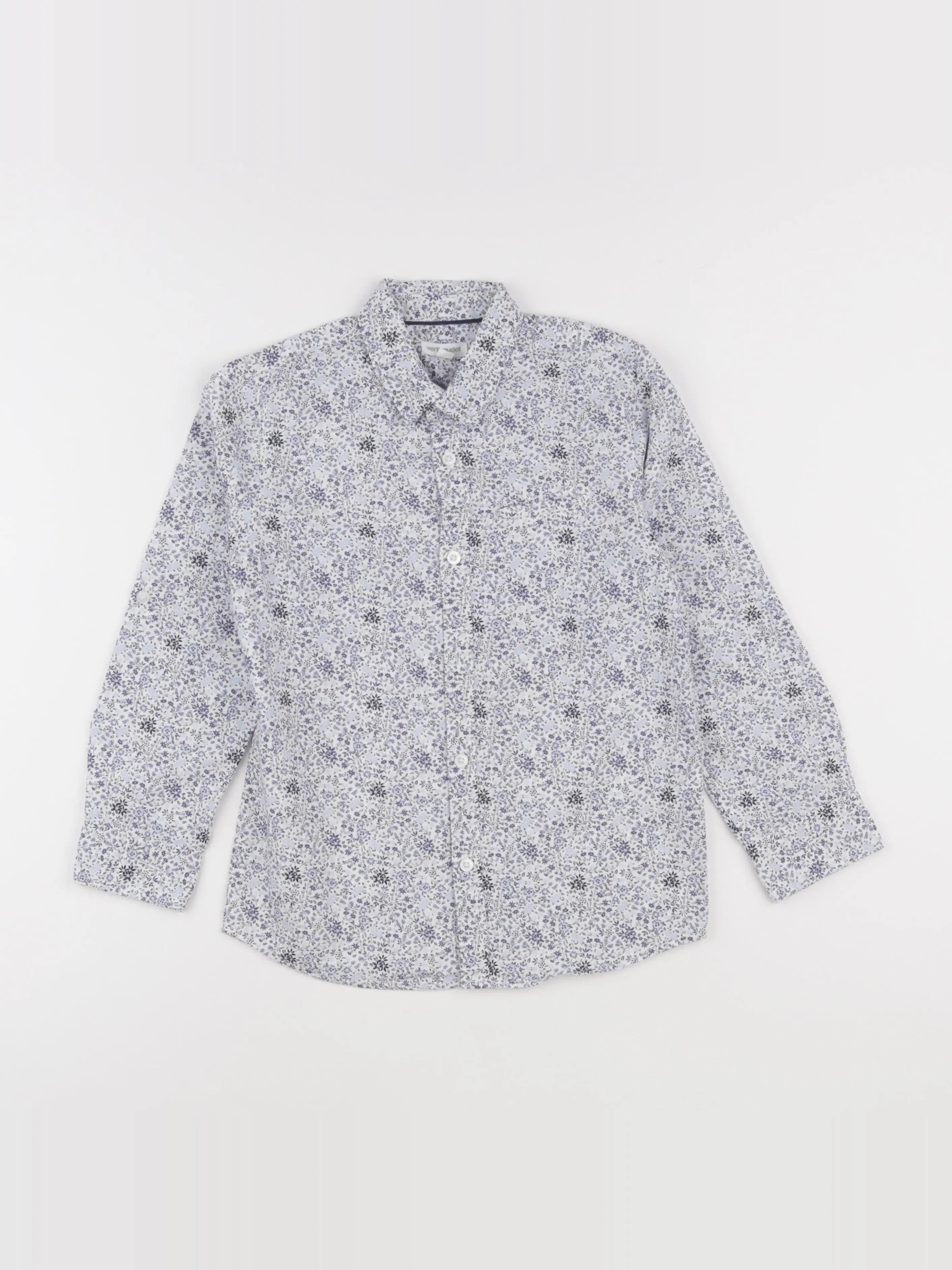 Vertbaudet - chemise bleu - 8 ans