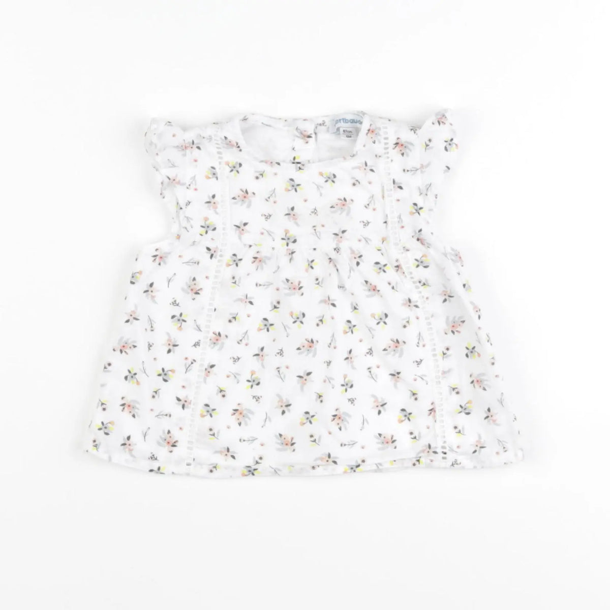 Vertbaudet - blouse blanc - 6 mois