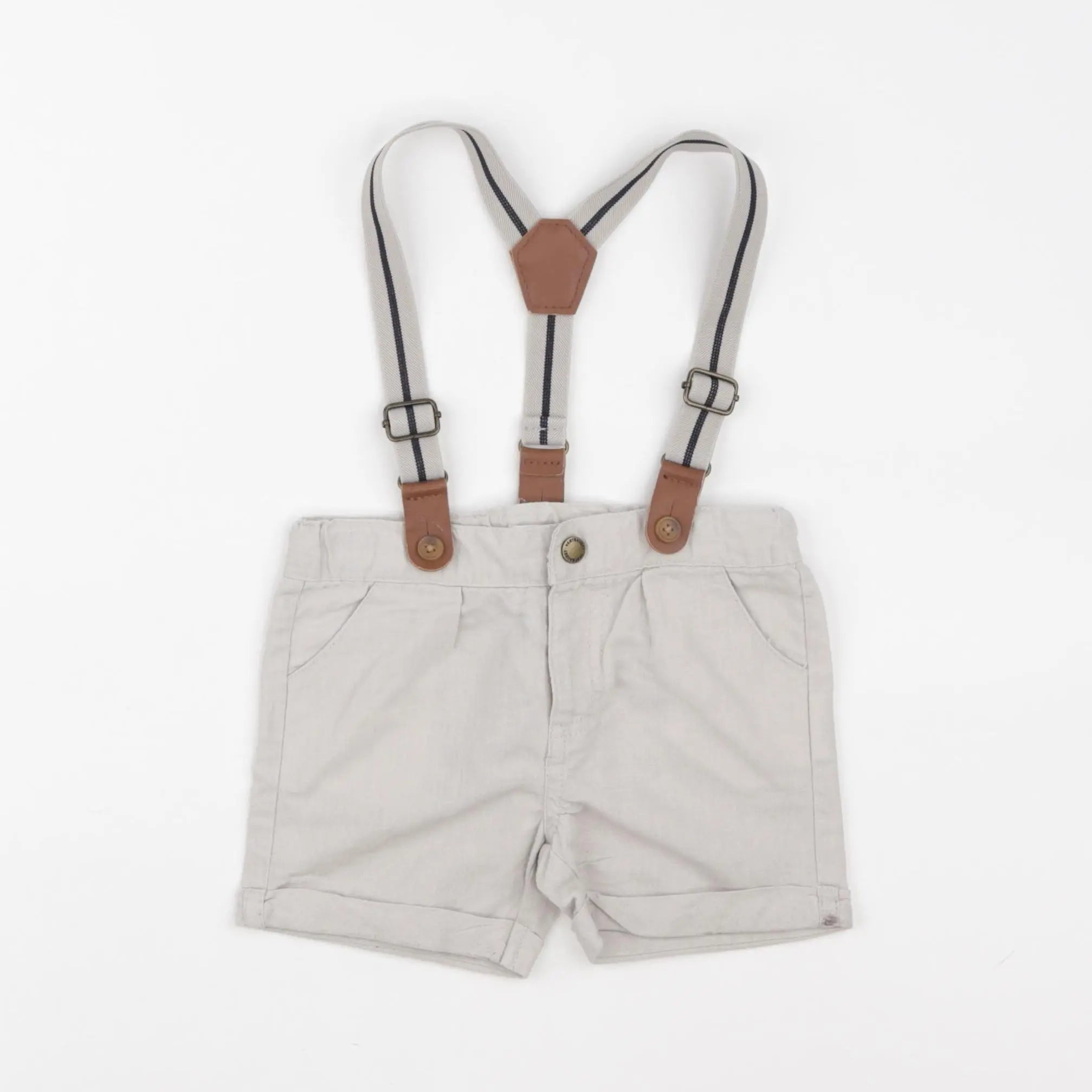 Vertbaudet - short beige - 9 mois