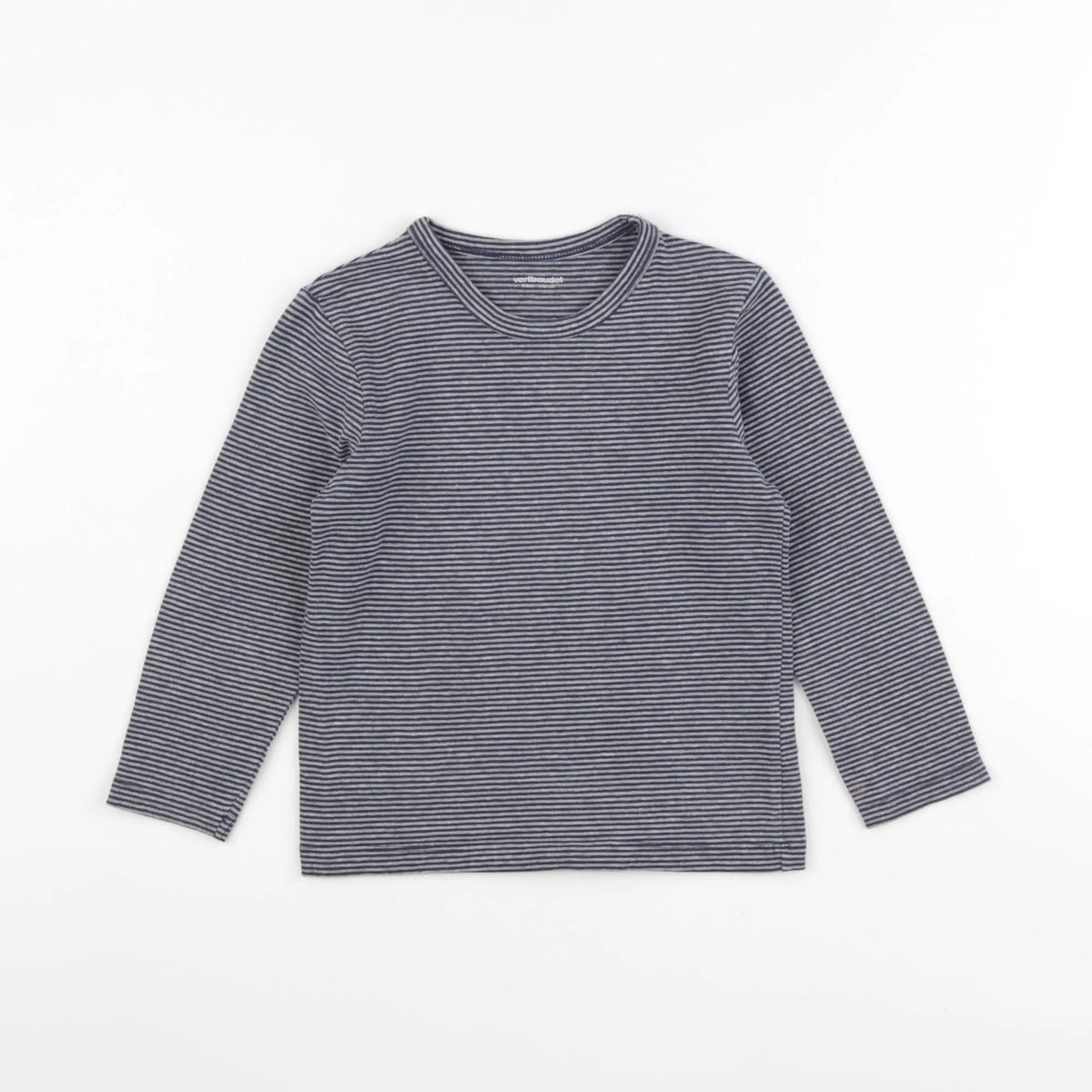 Vertbaudet - tee-shirt bleu, gris - 5 ans