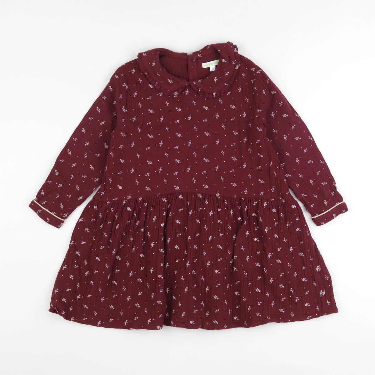 Vertbaudet - robe rouge - 6 ans