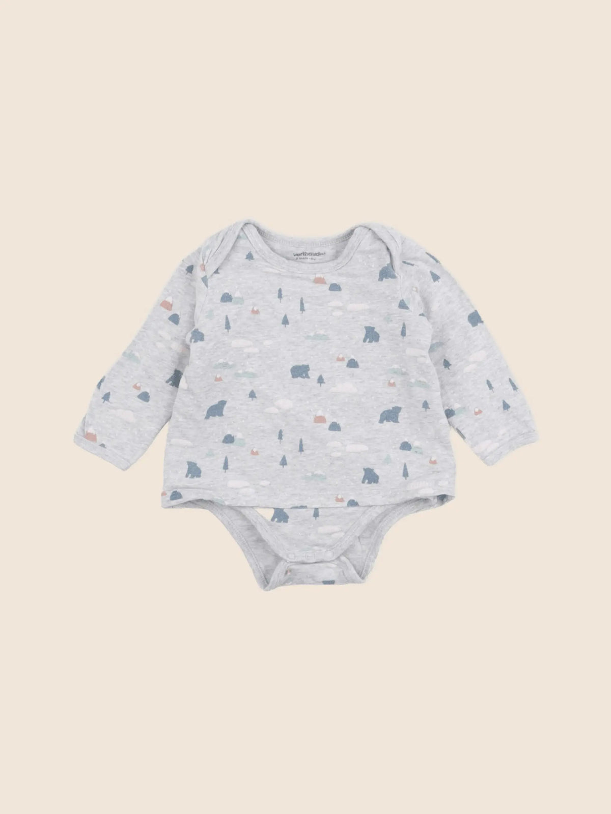 Vertbaudet - body gris - 3 mois
