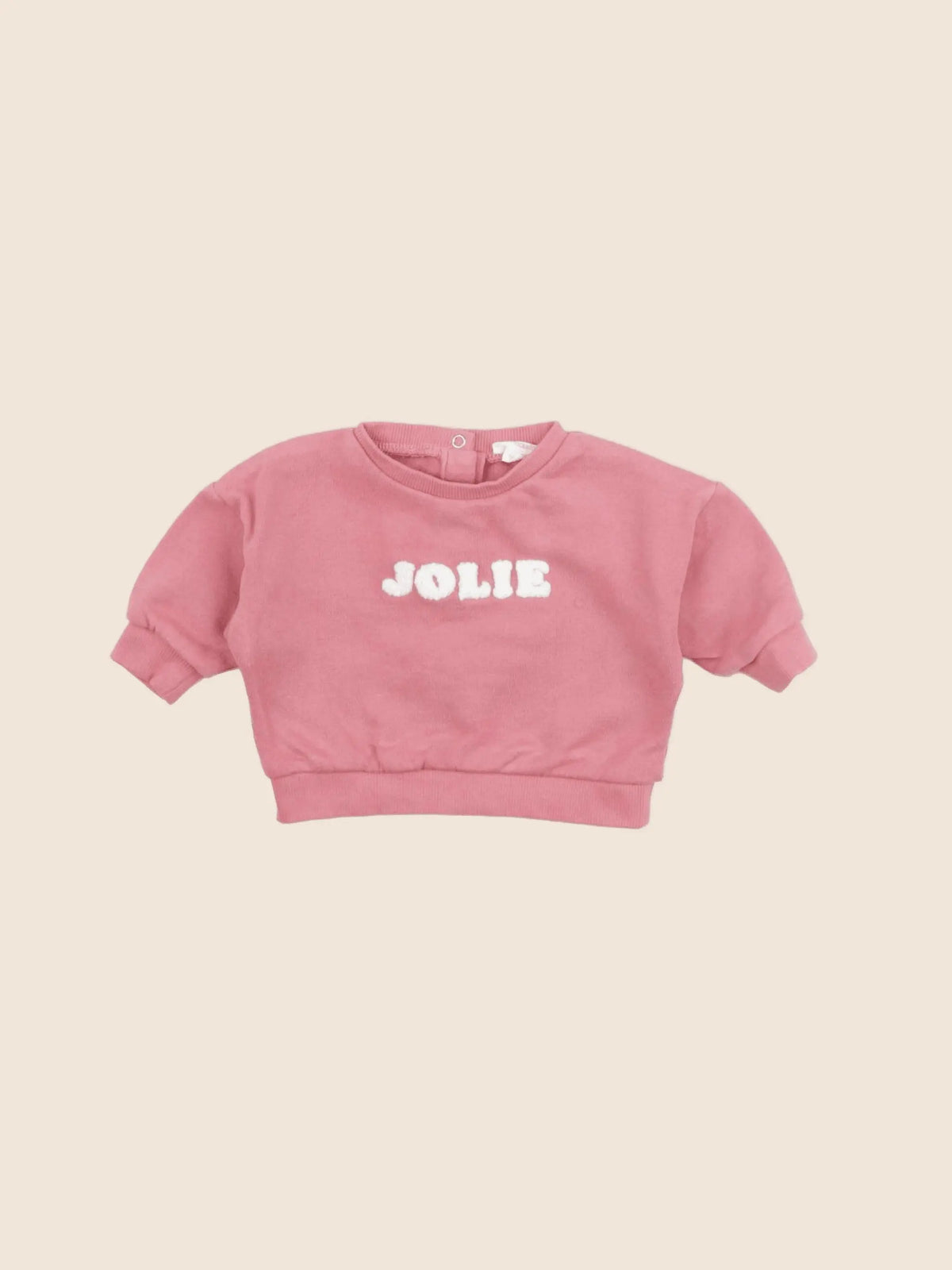 Vertbaudet - sweat rose - 3 mois