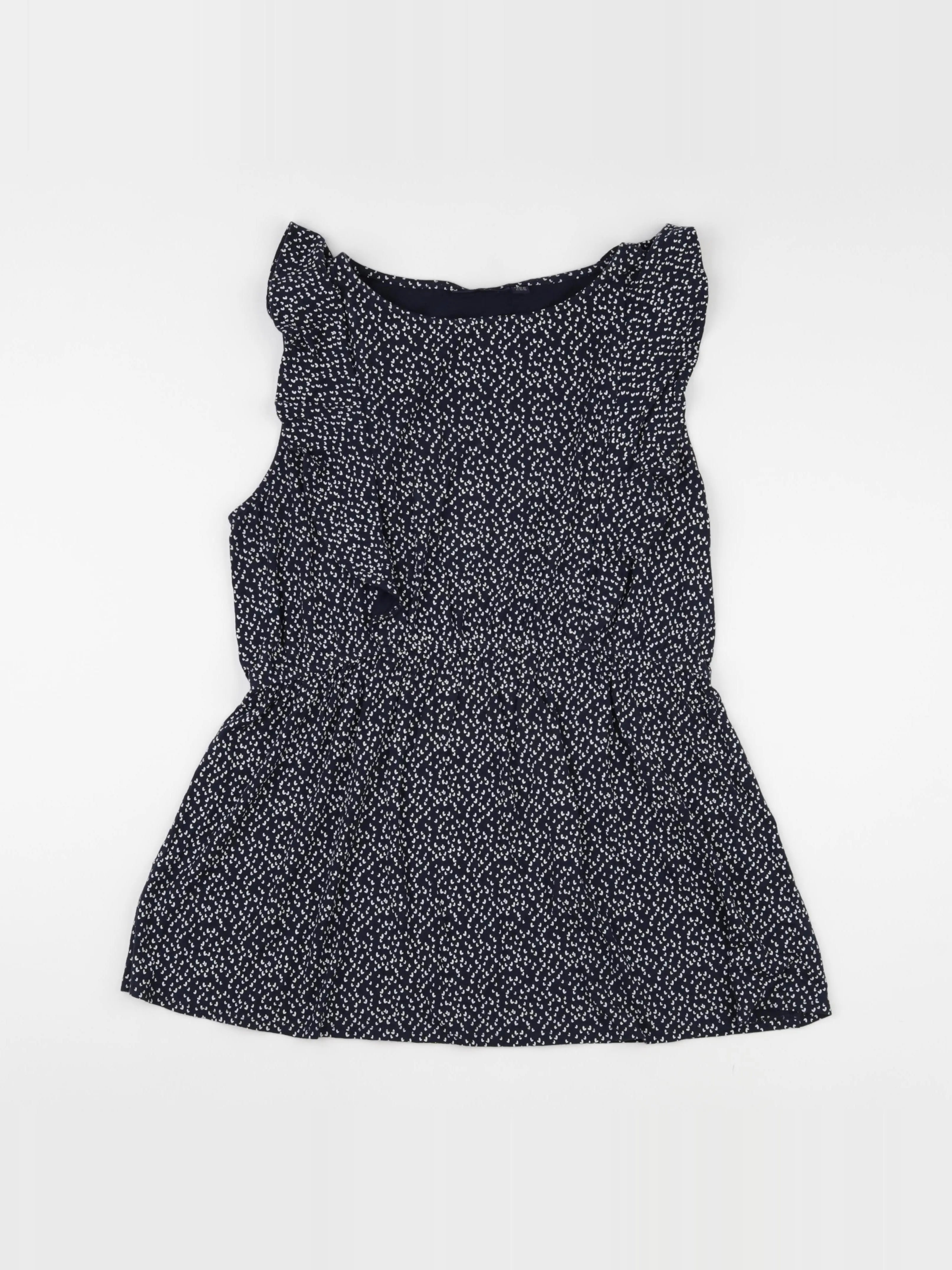 Kiabi - débardeur grossesse bleu, blanc - xl