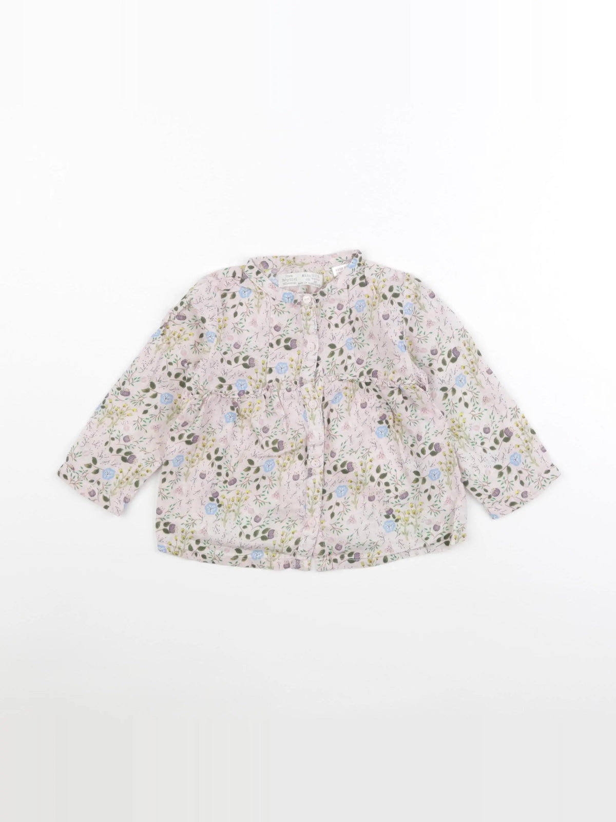Zara - blouse rose - 12/18 mois