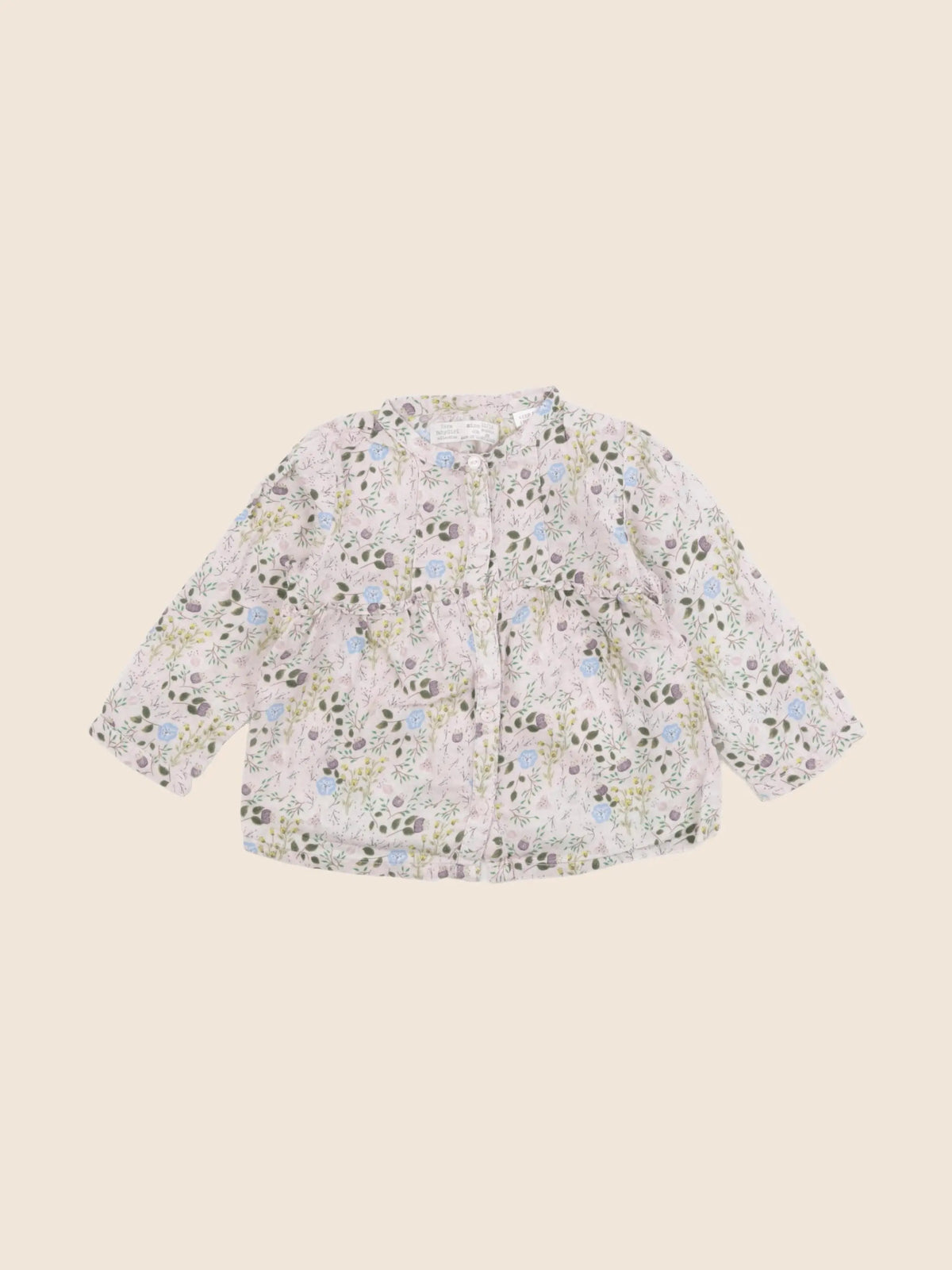 Zara - blouse rose - 12/18 mois