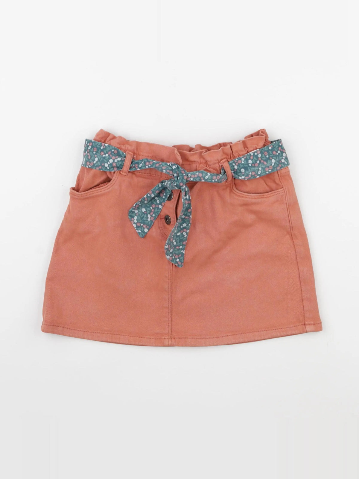 Vertbaudet - jupe orange - 10 ans