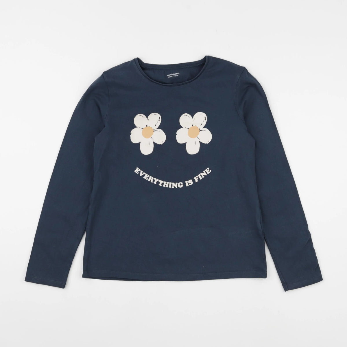 Vertbaudet - tee-shirt bleu - 10 ans