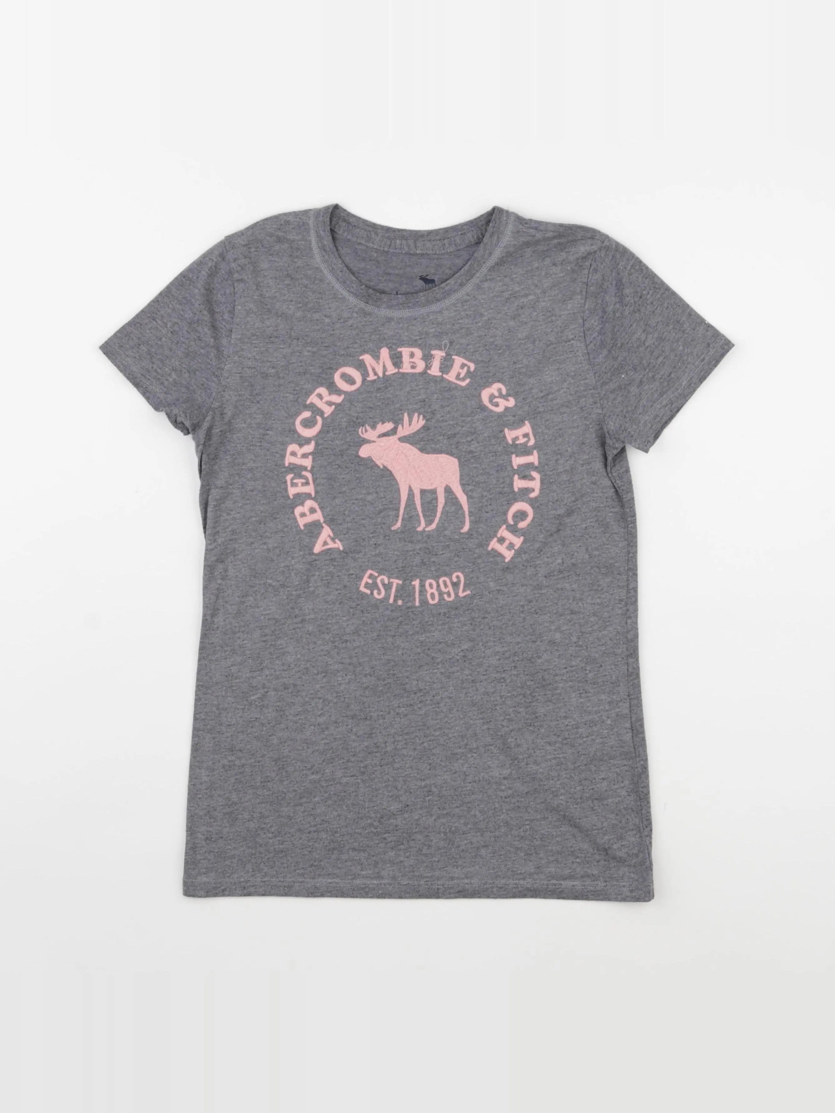 Abercrombie - tee-shirt gris - 11/12 ans