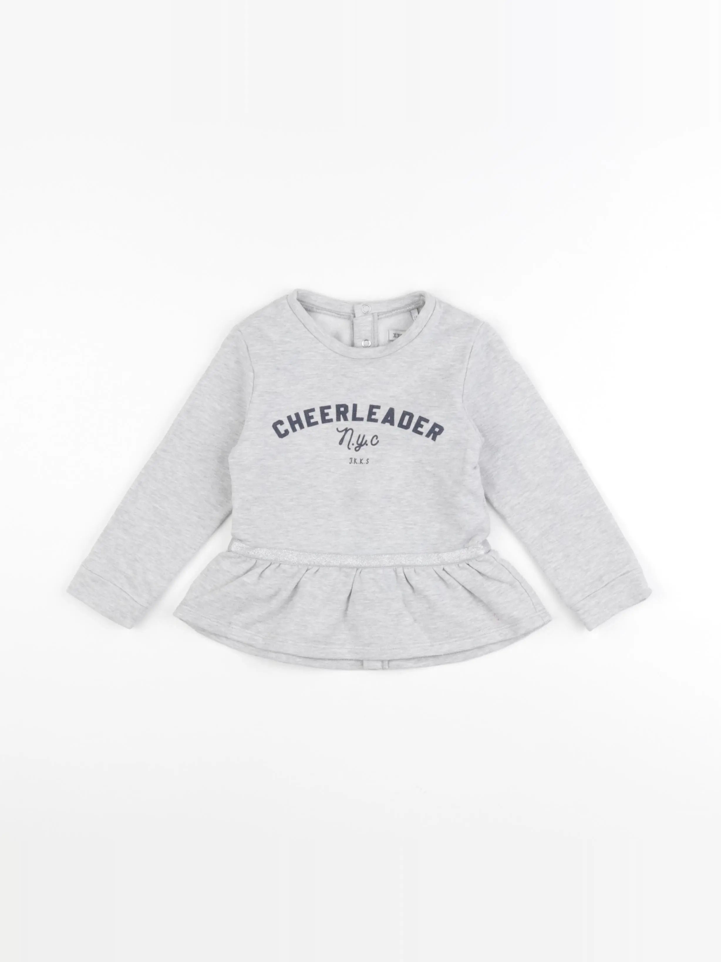 IKKS - sweat gris - 2 ans