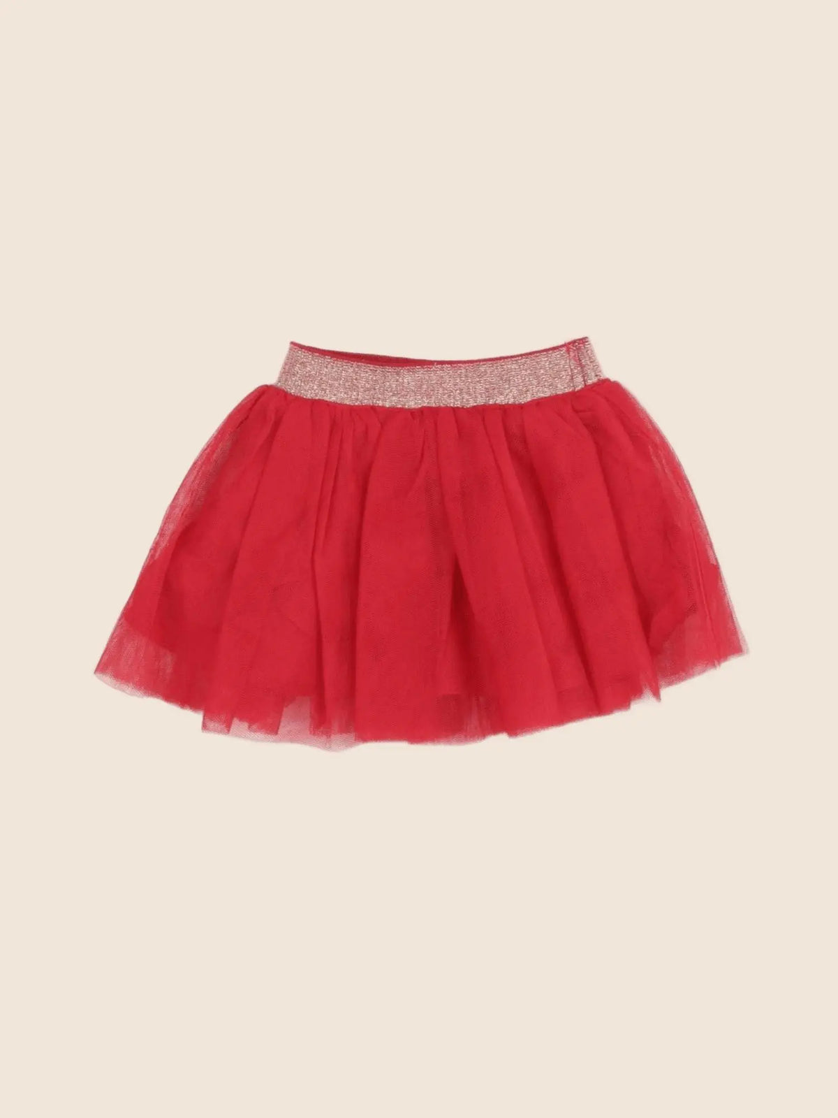 Vertbaudet - jupe rouge - 3 mois