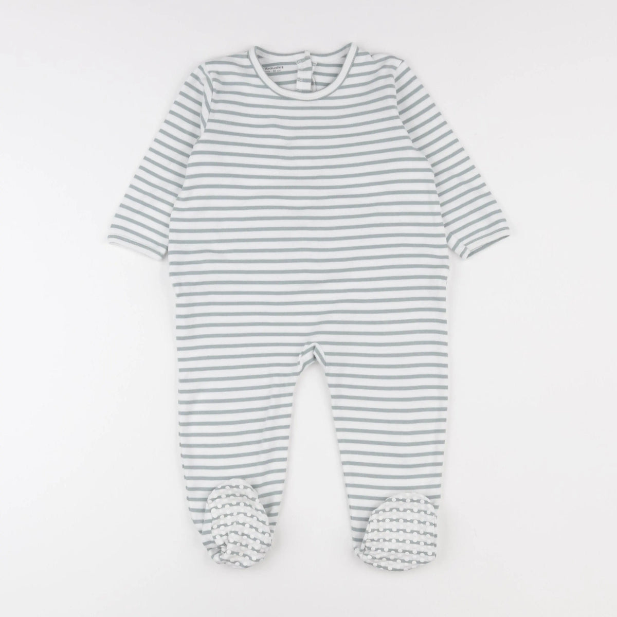 Vertbaudet - pyjama coton vert - 24 mois