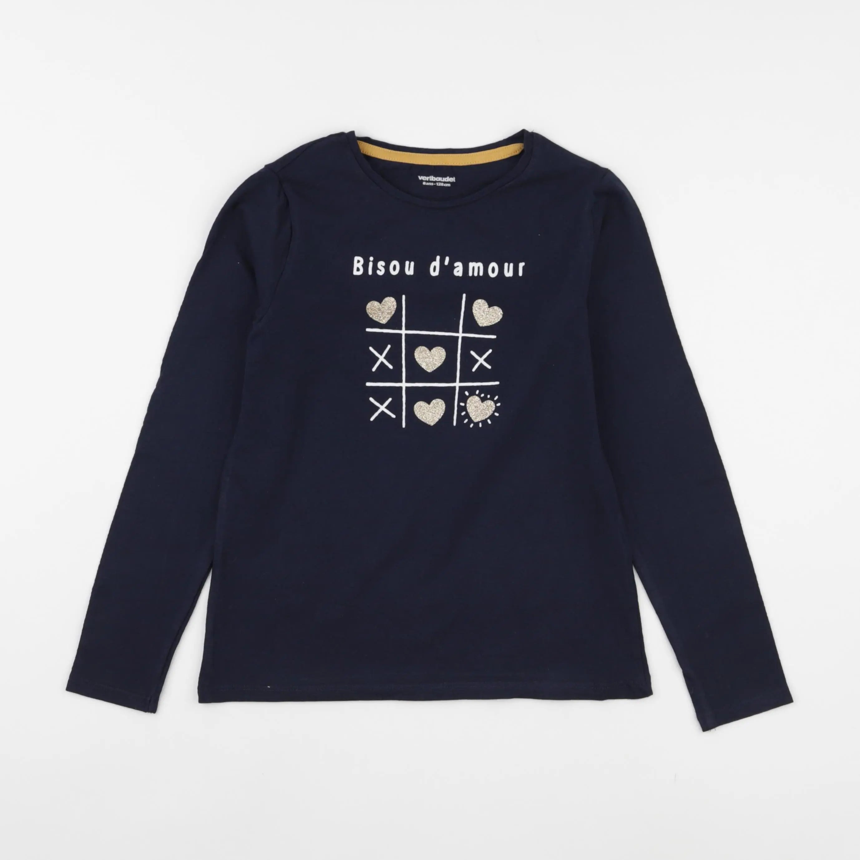 Vertbaudet - tee-shirt multicolore - 8 ans