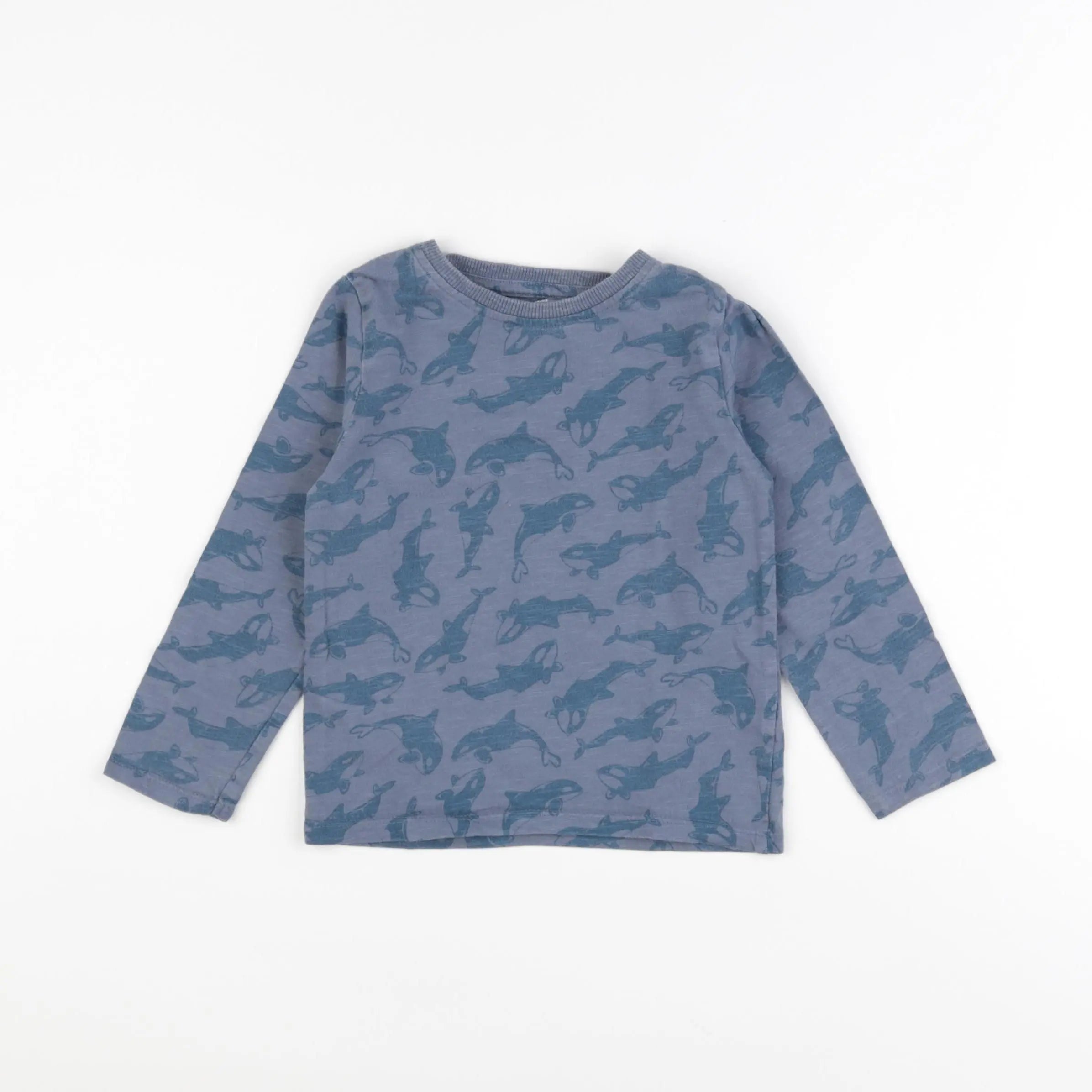 Vertbaudet - tee-shirt bleu - 3 ans