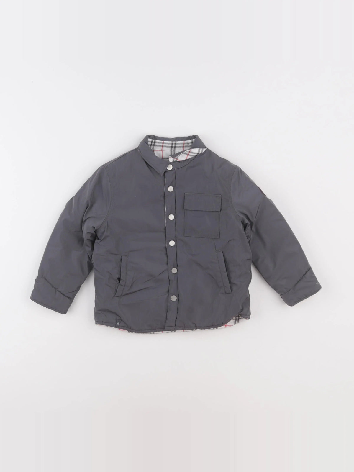 IKKS - veste réversible gris - 2 ans