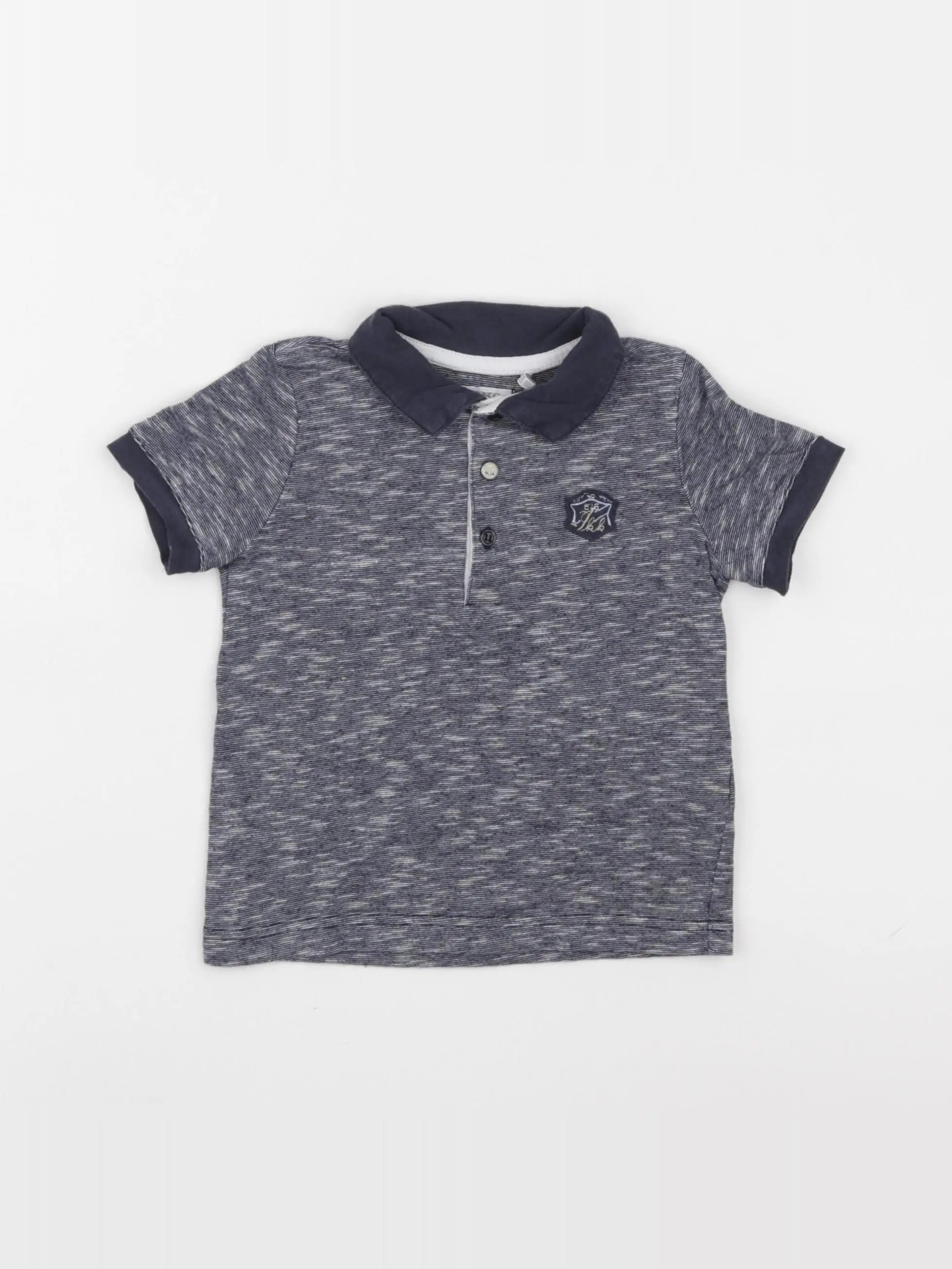 IKKS - polo bleu - 18 mois