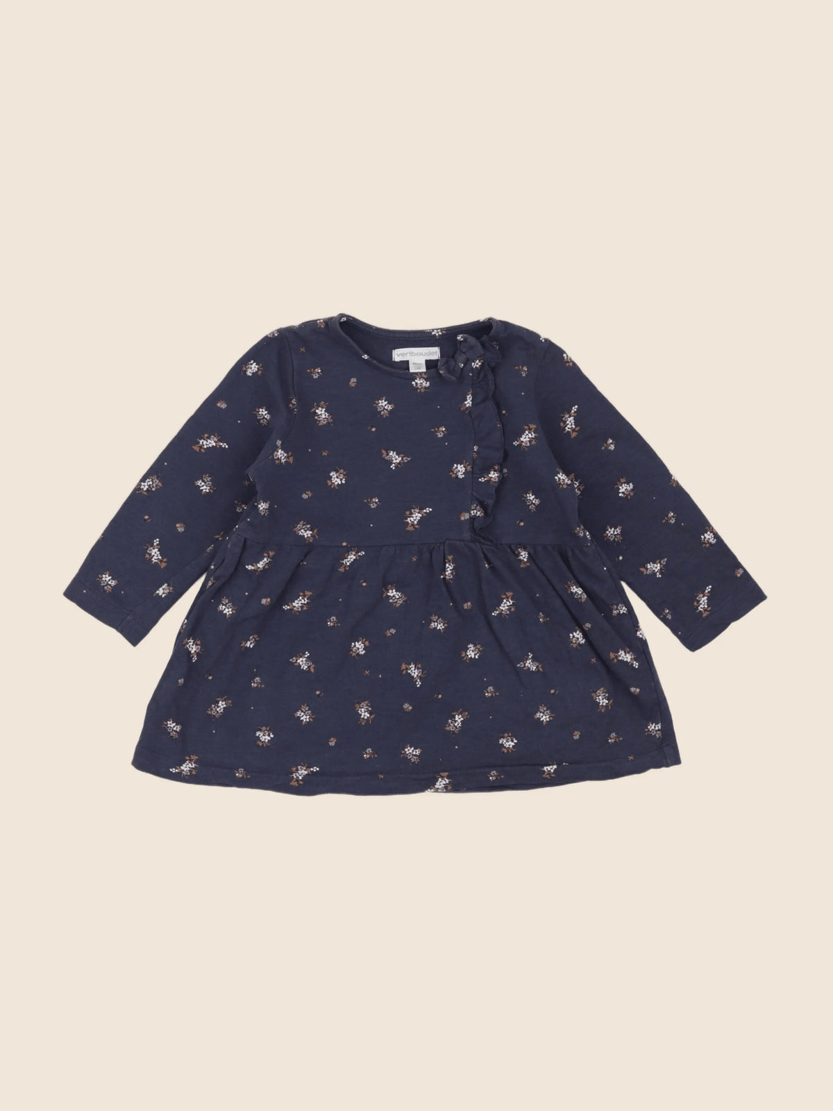 Vertbaudet - robe bleu - 24 mois