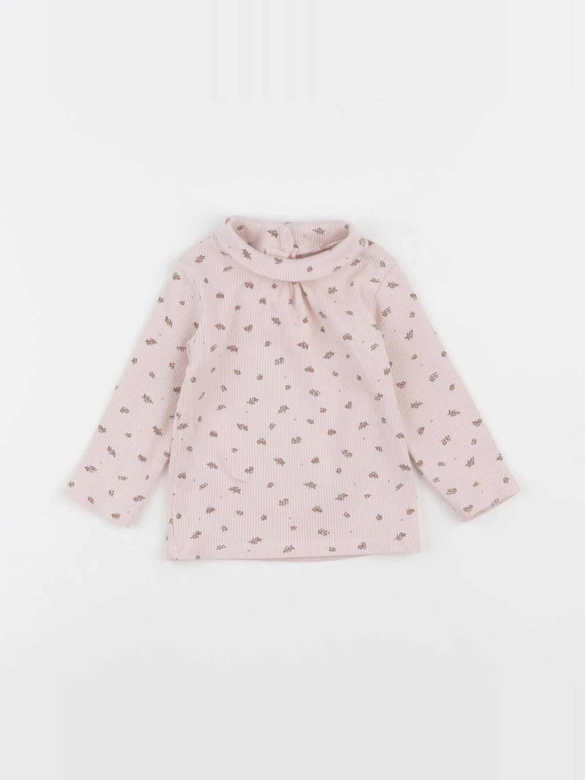 Vertbaudet - sous-pull rose - 12 mois