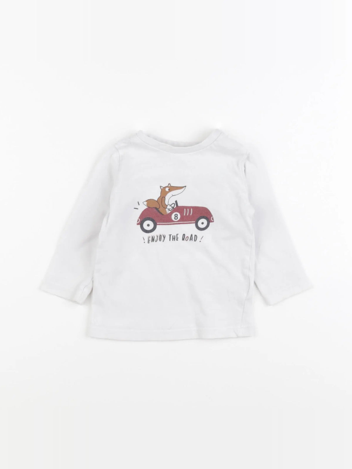 Vertbaudet - tee-shirt blanc - 12 mois
