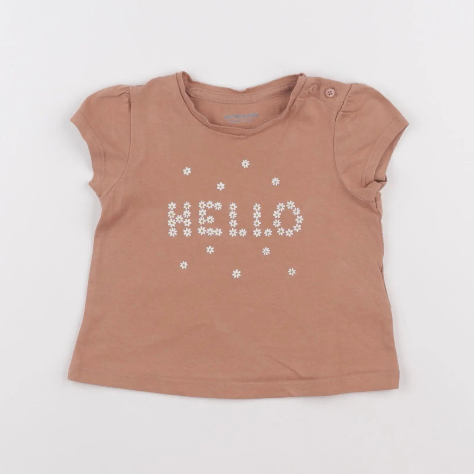 Vertbaudet - tee-shirt rose - 9 mois