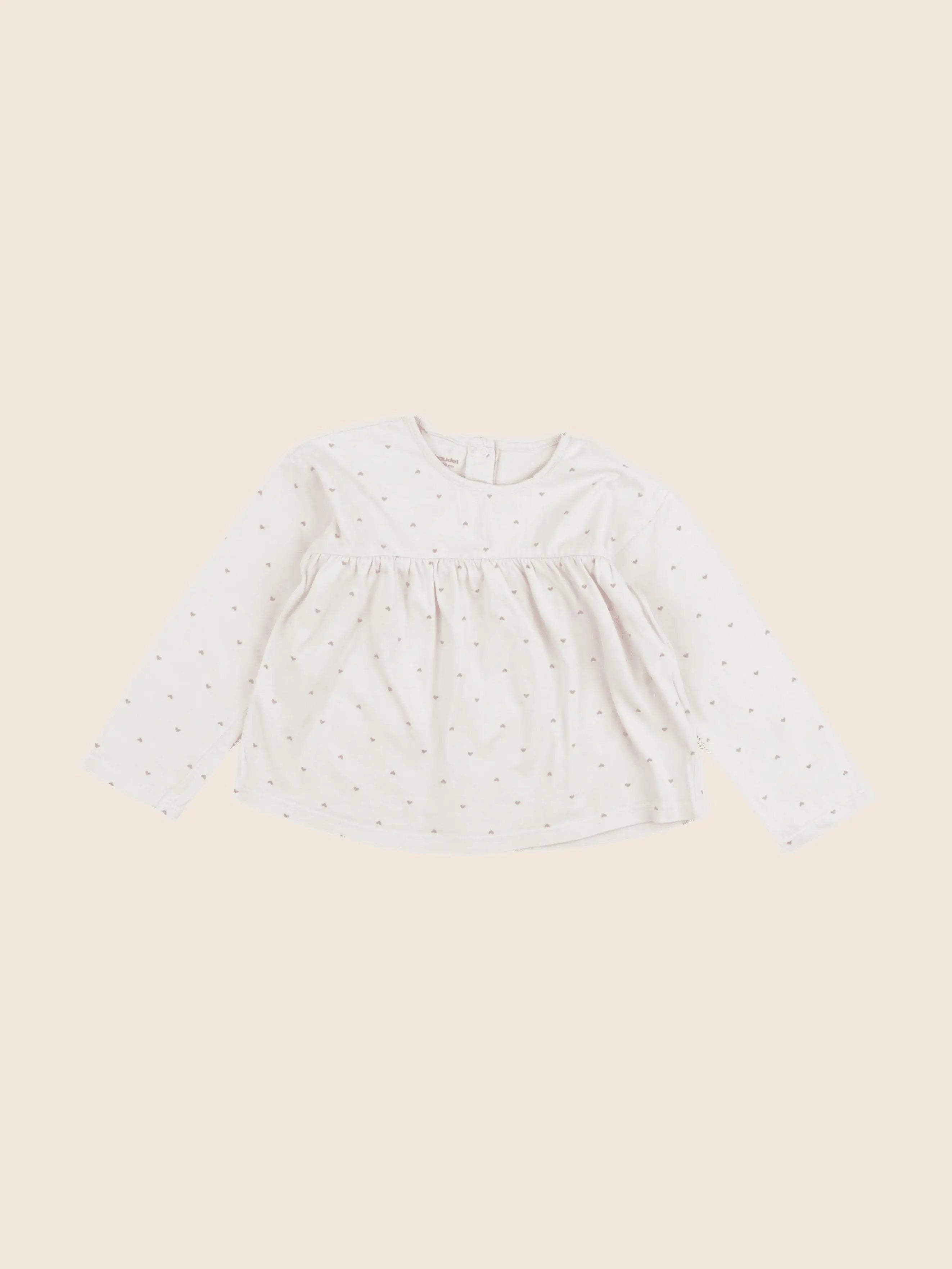 Vertbaudet - tee-shirt beige - 24 mois
