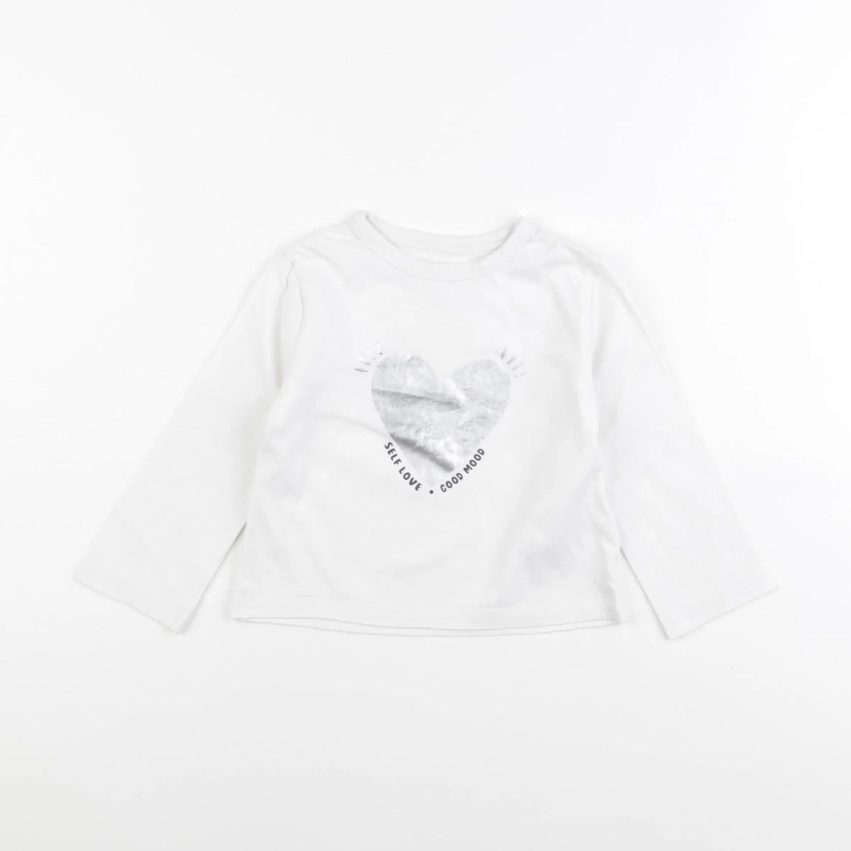 Vertbaudet - tee-shirt blanc - 2 ans