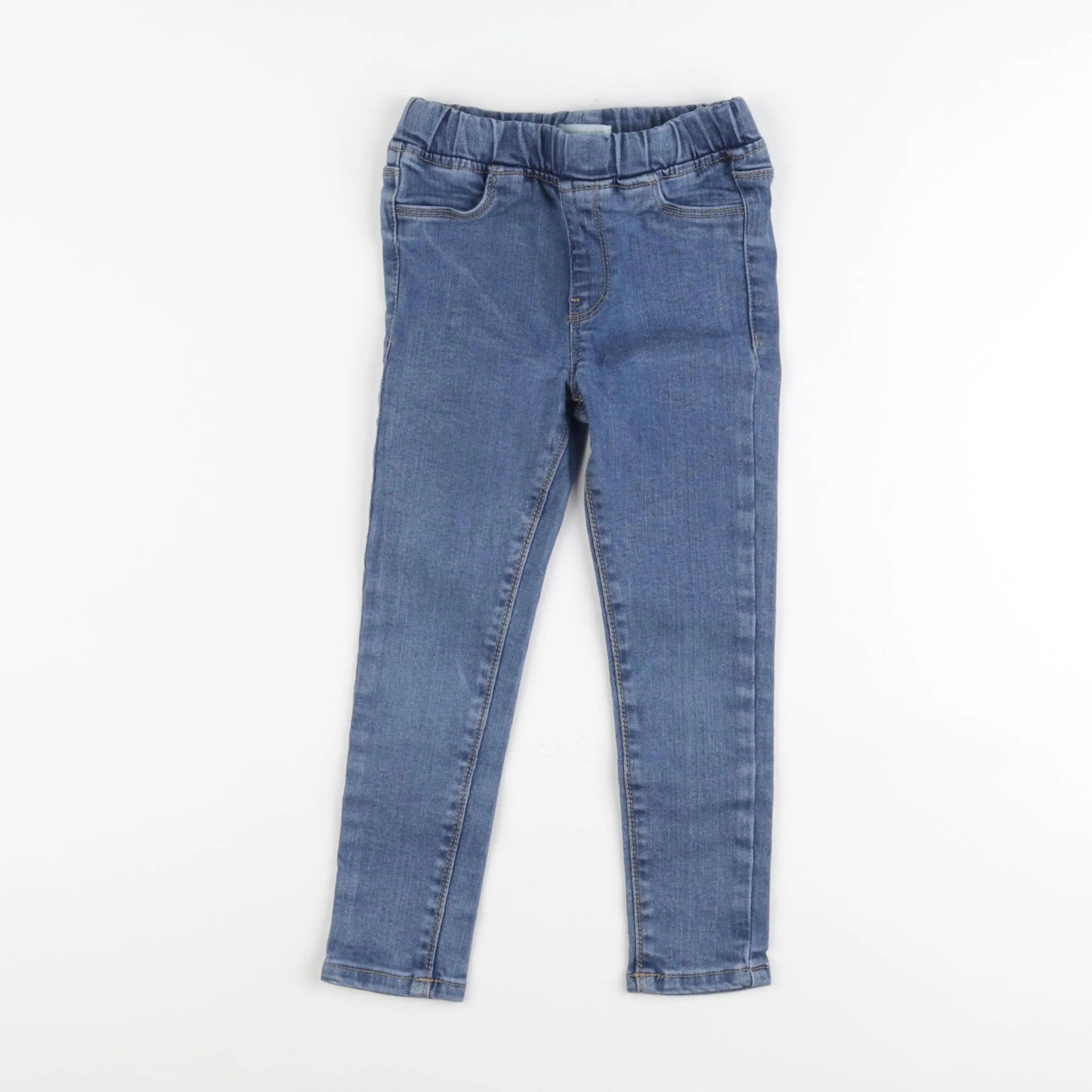 Vertbaudet - jegging bleu - 4 ans