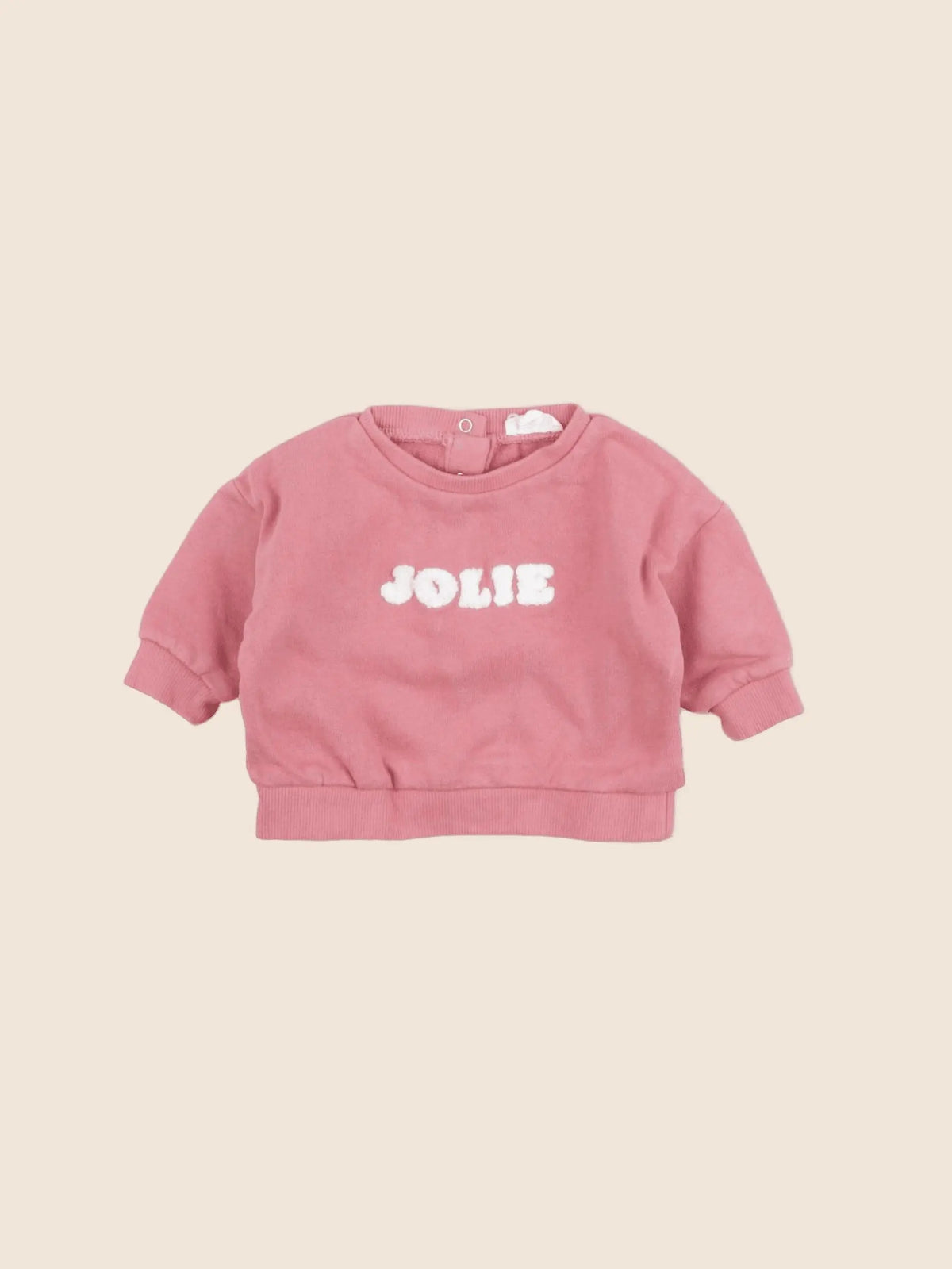 Vertbaudet - sweat rose - 3 mois