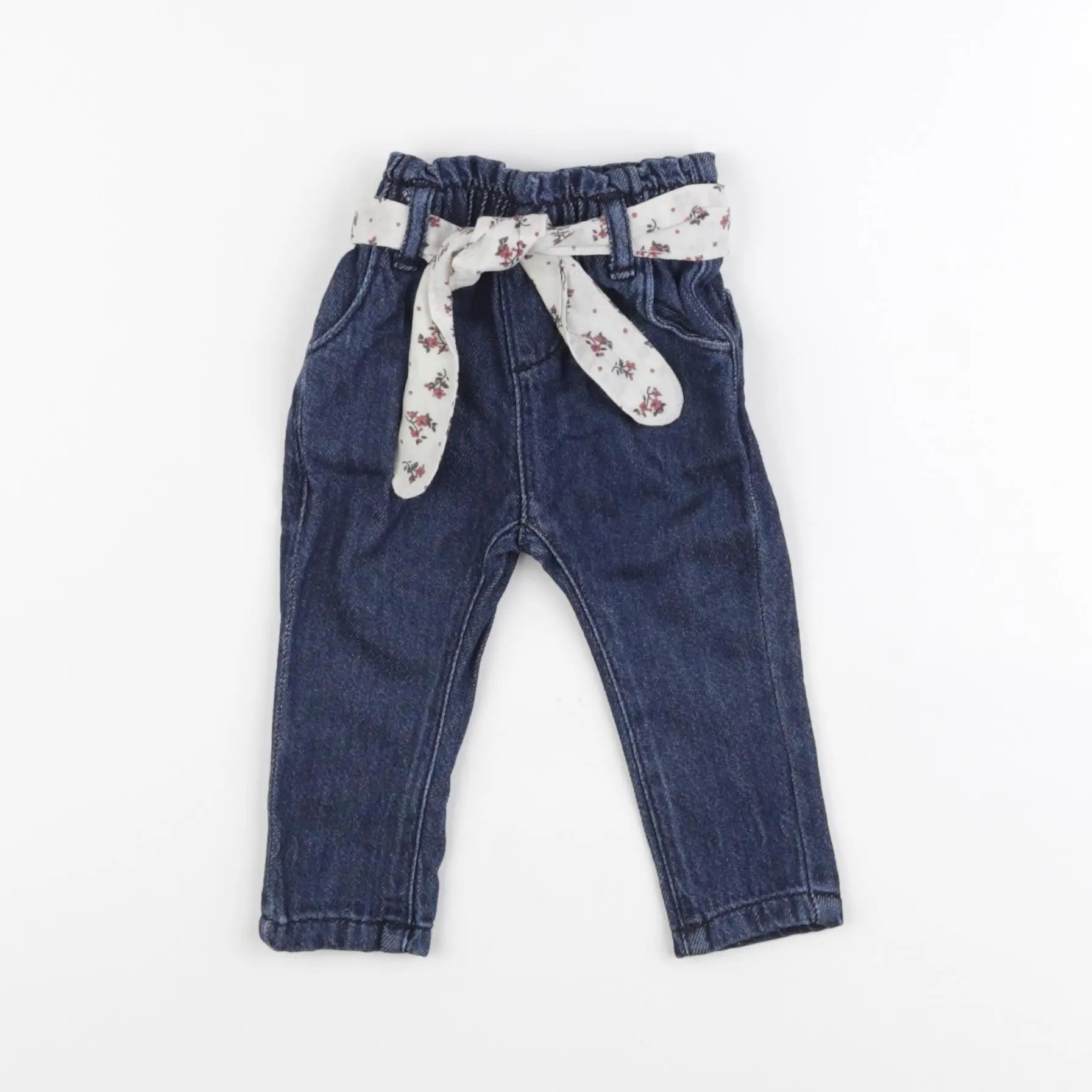 Vertbaudet - jean bleu - 3 mois