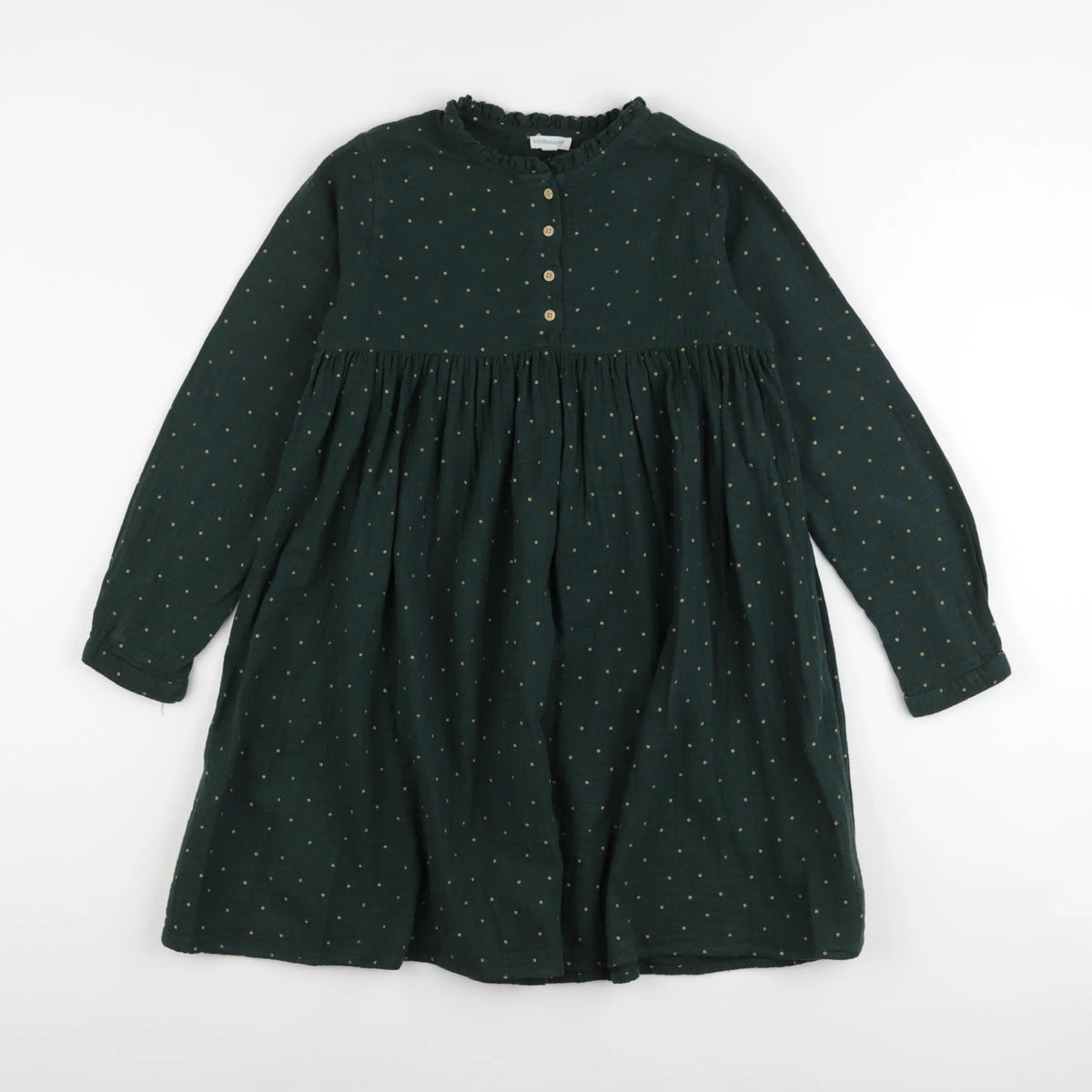 Vertbaudet - robe vert - 10 ans