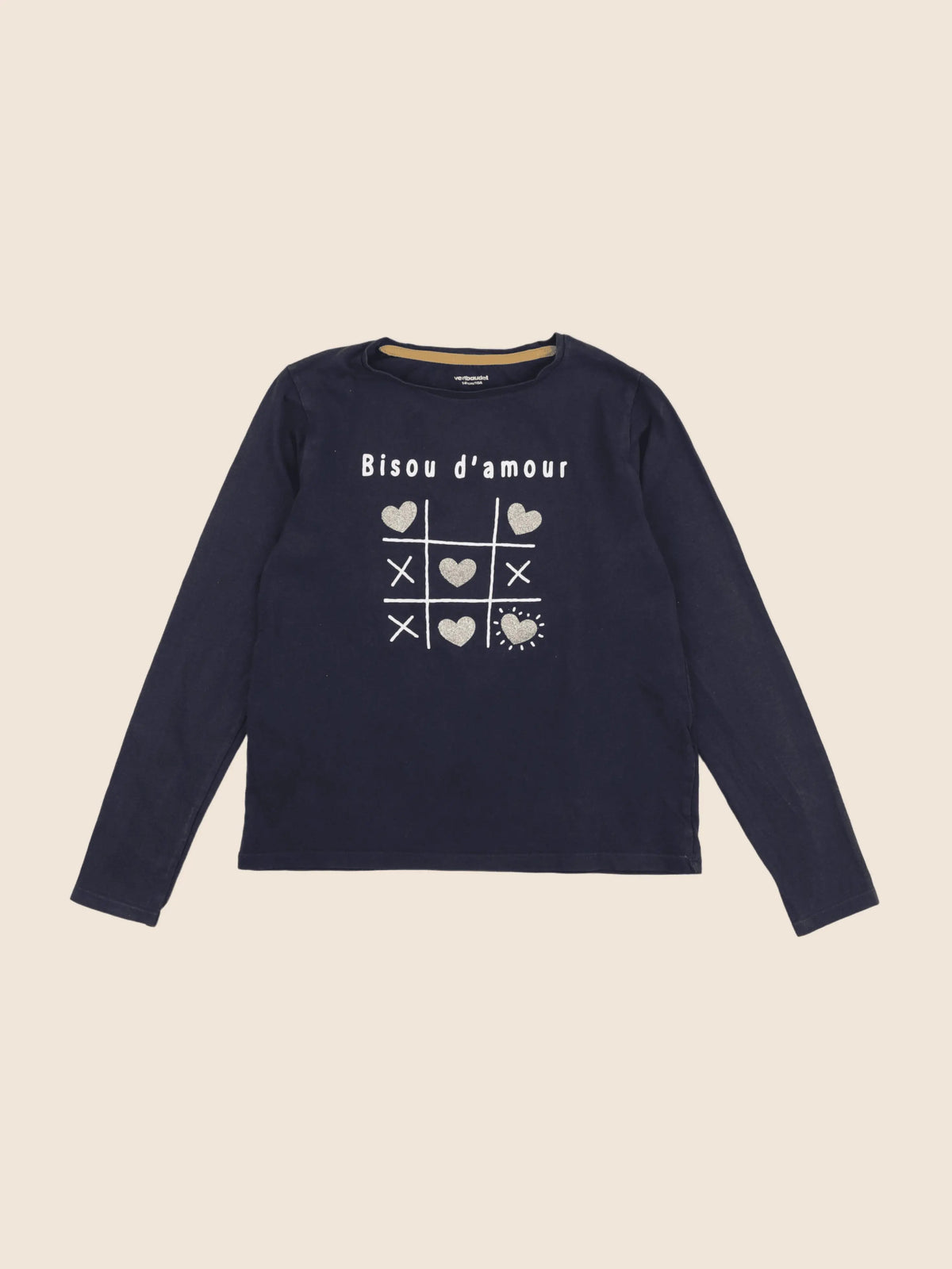 Vertbaudet - tee-shirt bleu - 10 ans