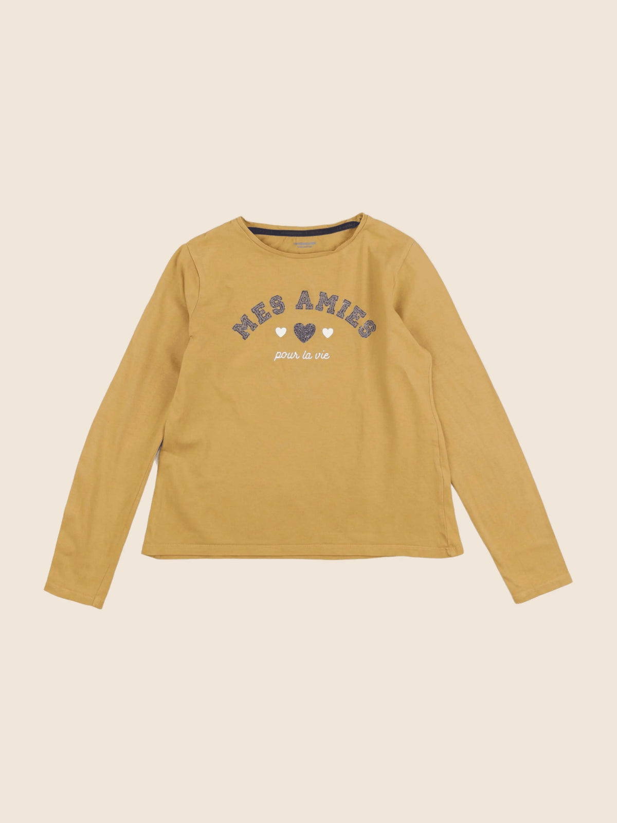 Vertbaudet - tee-shirt jaune - 10 ans