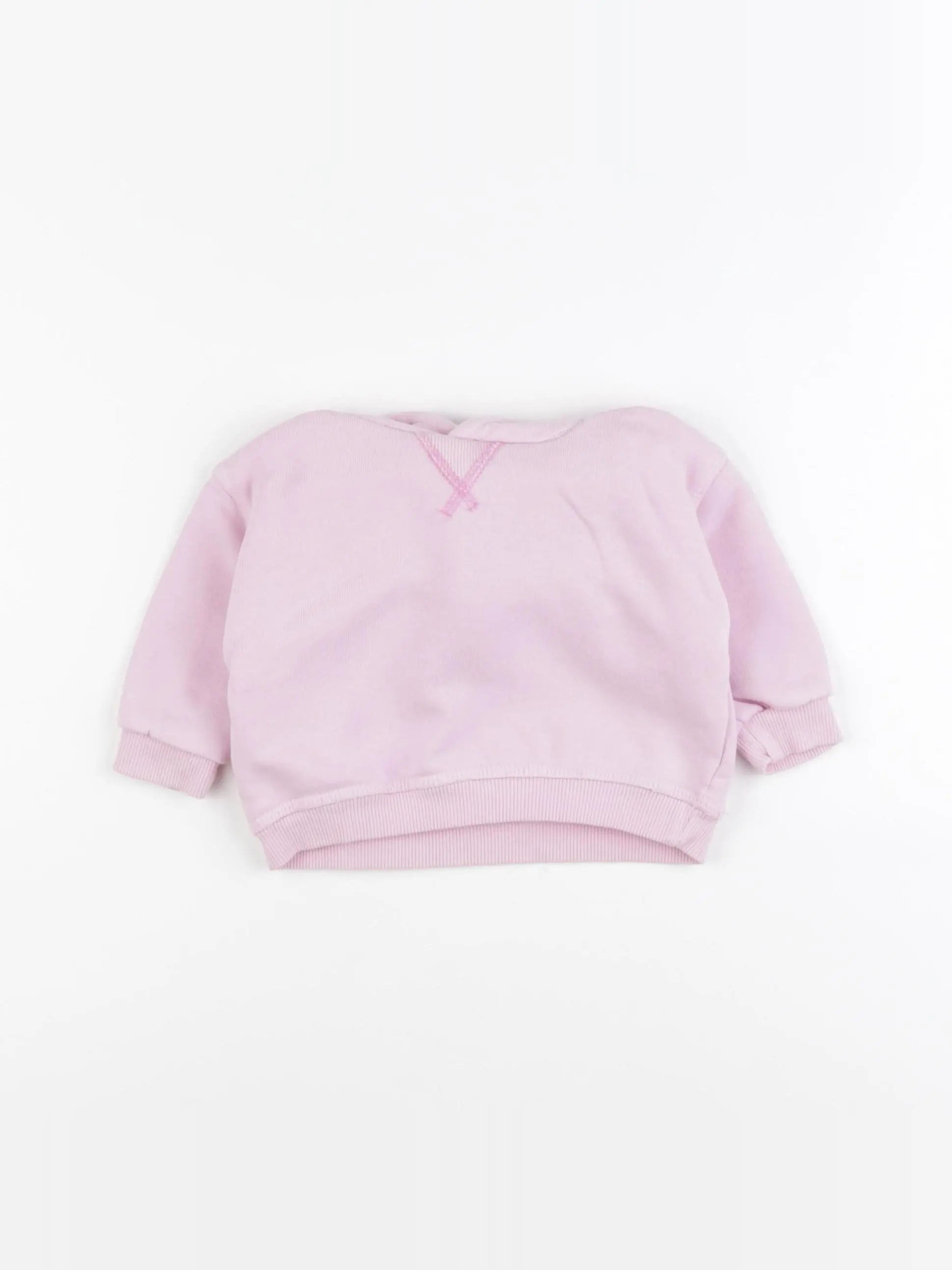 Zara - sweat rose - 3/6 mois