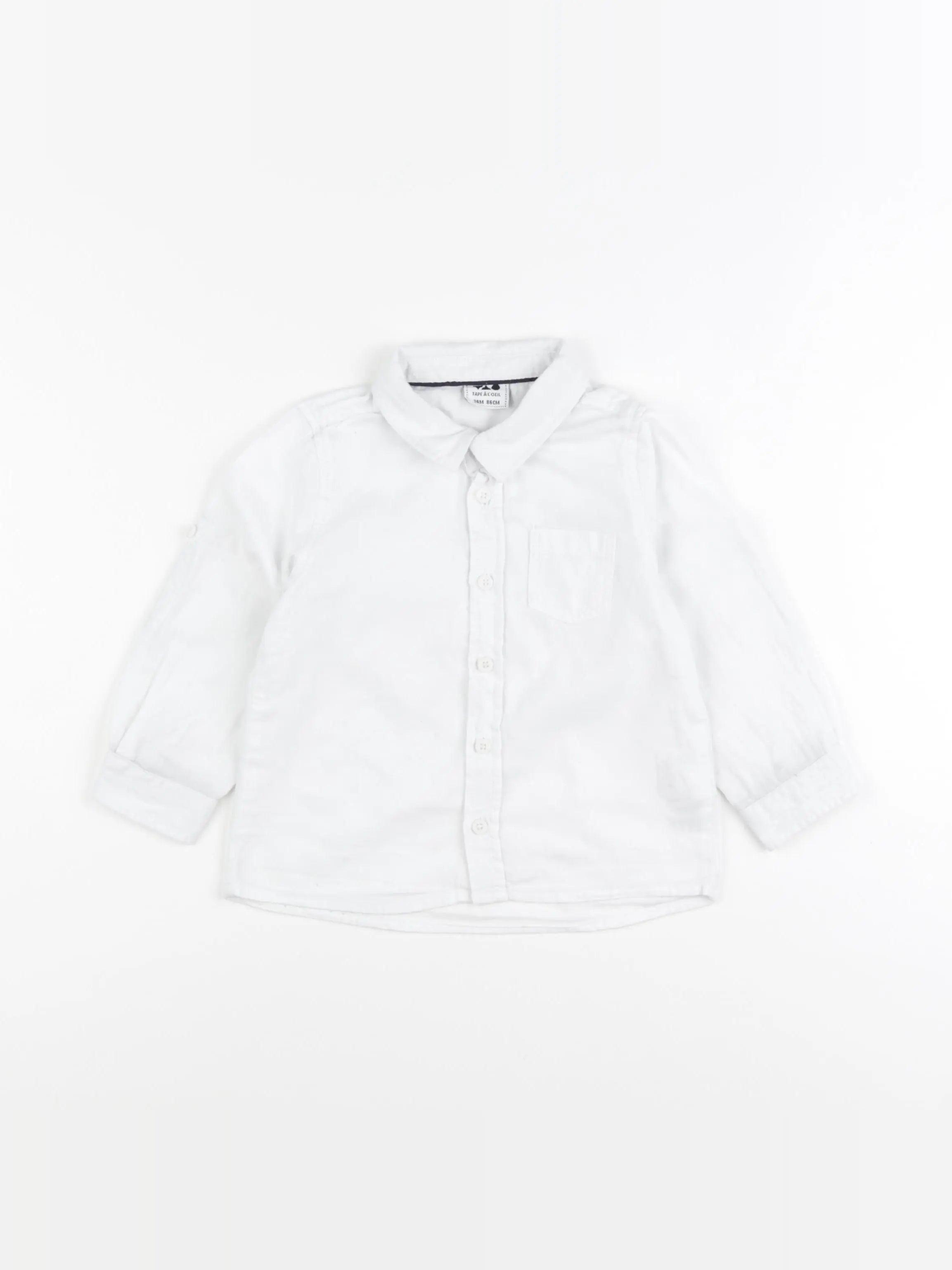 Tape à l'oeil - chemise blanc - 24 mois