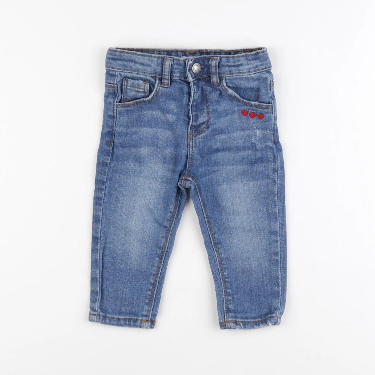 Vertbaudet - jean bleu - 12 mois