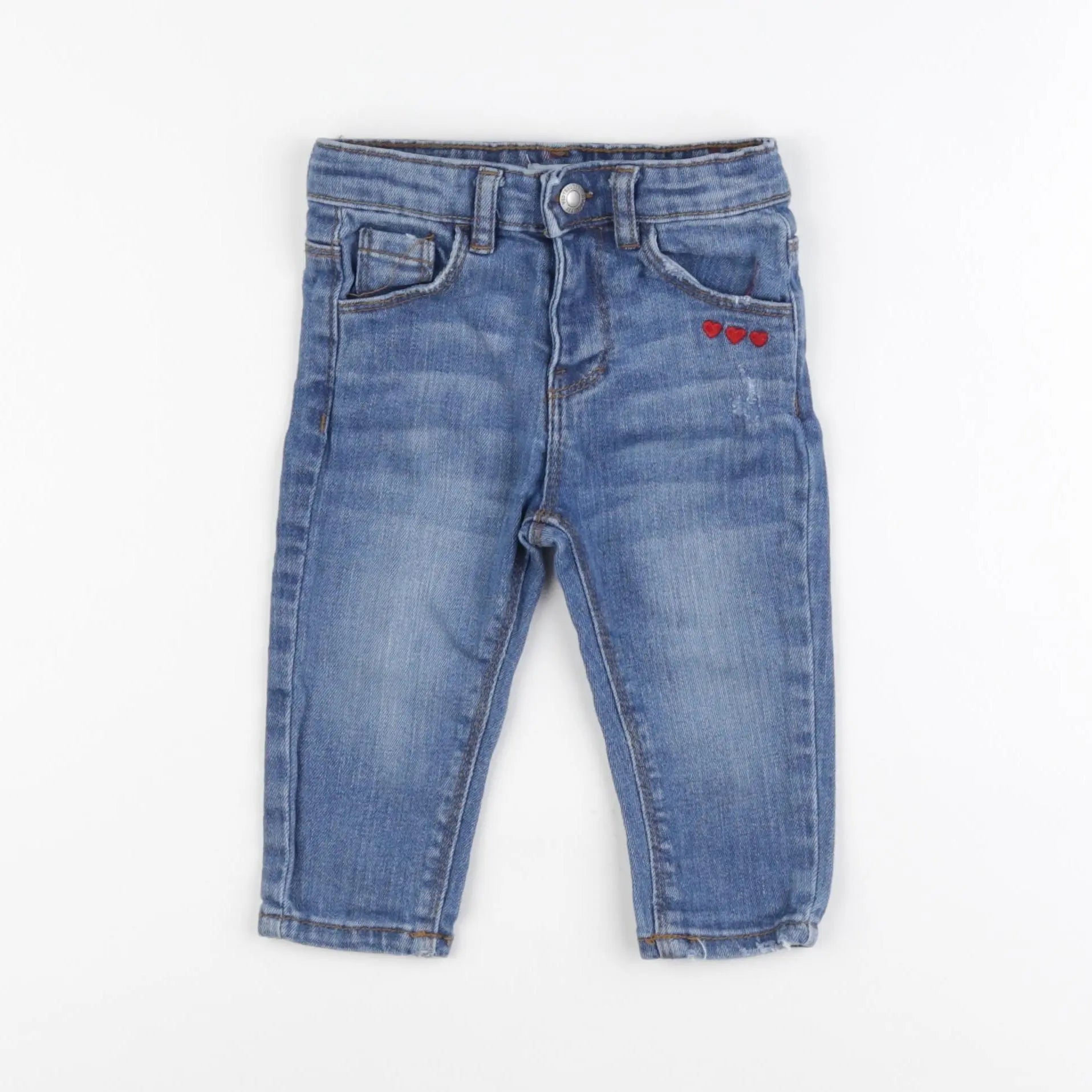 Vertbaudet - jean bleu - 12 mois