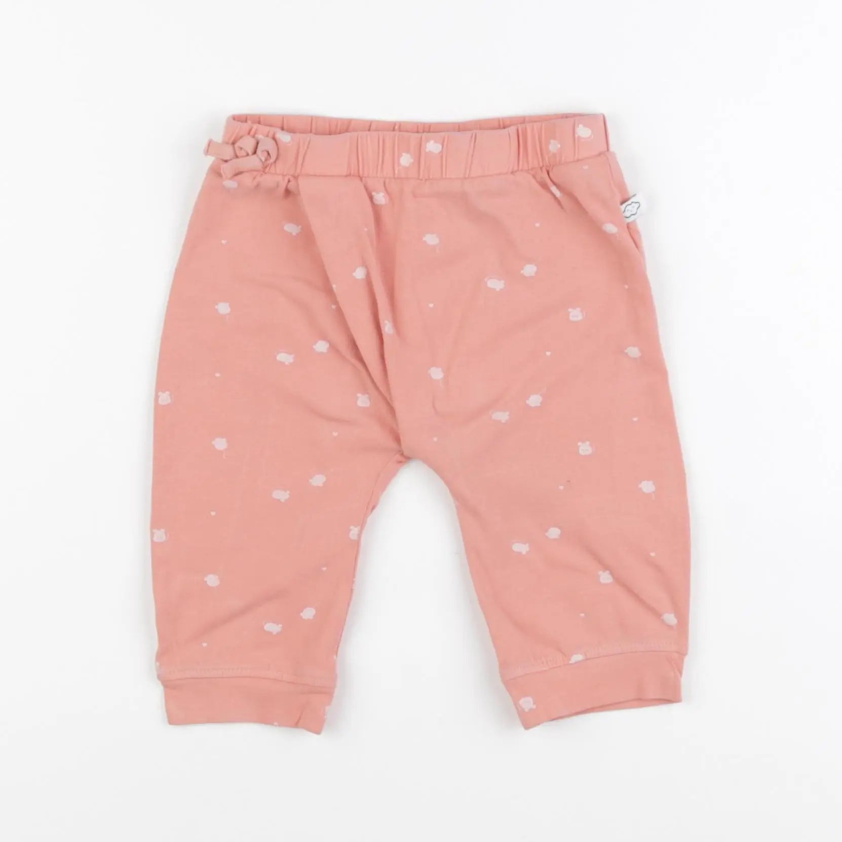 Vertbaudet - sarouel rose - 12 mois