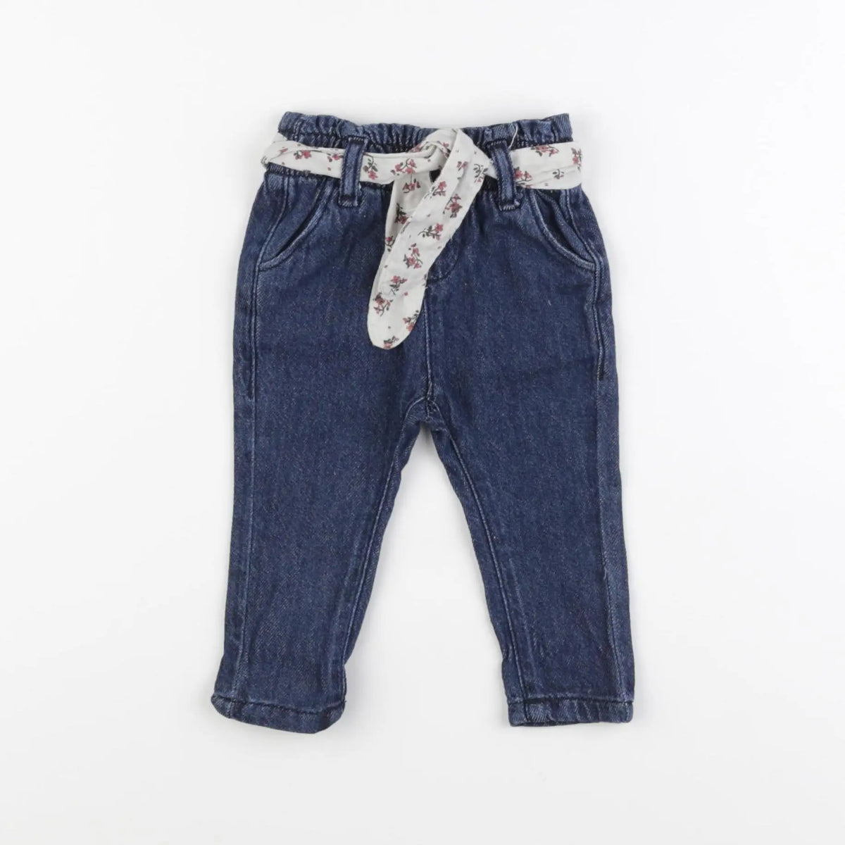 Vertbaudet - jean bleu - 3 mois