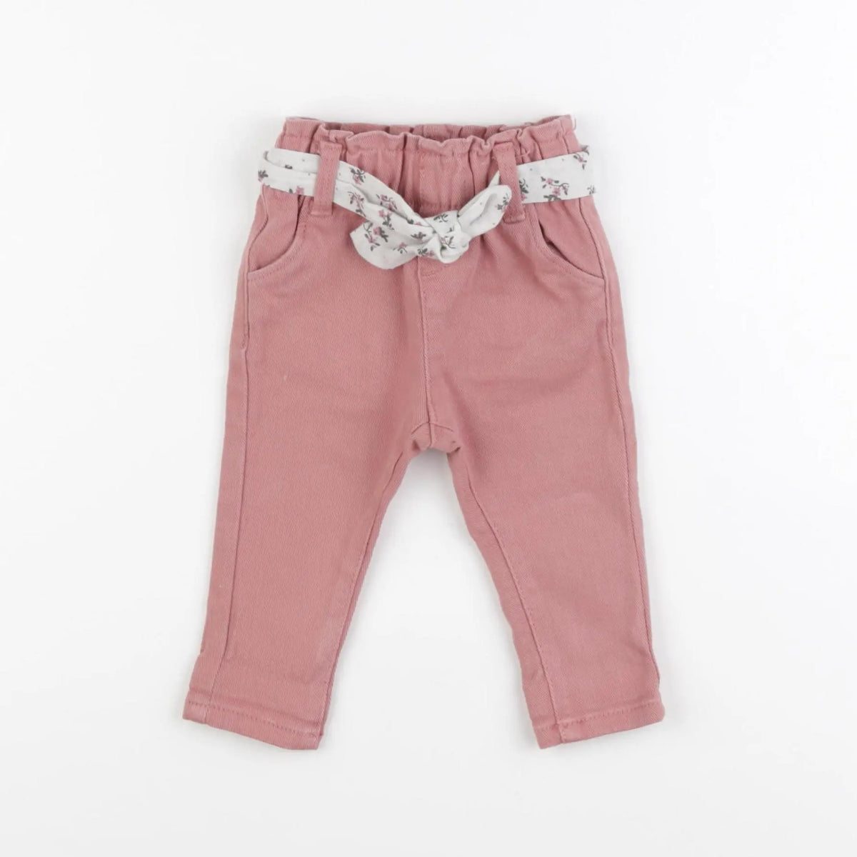 Vertbaudet - jean rose - 3 mois