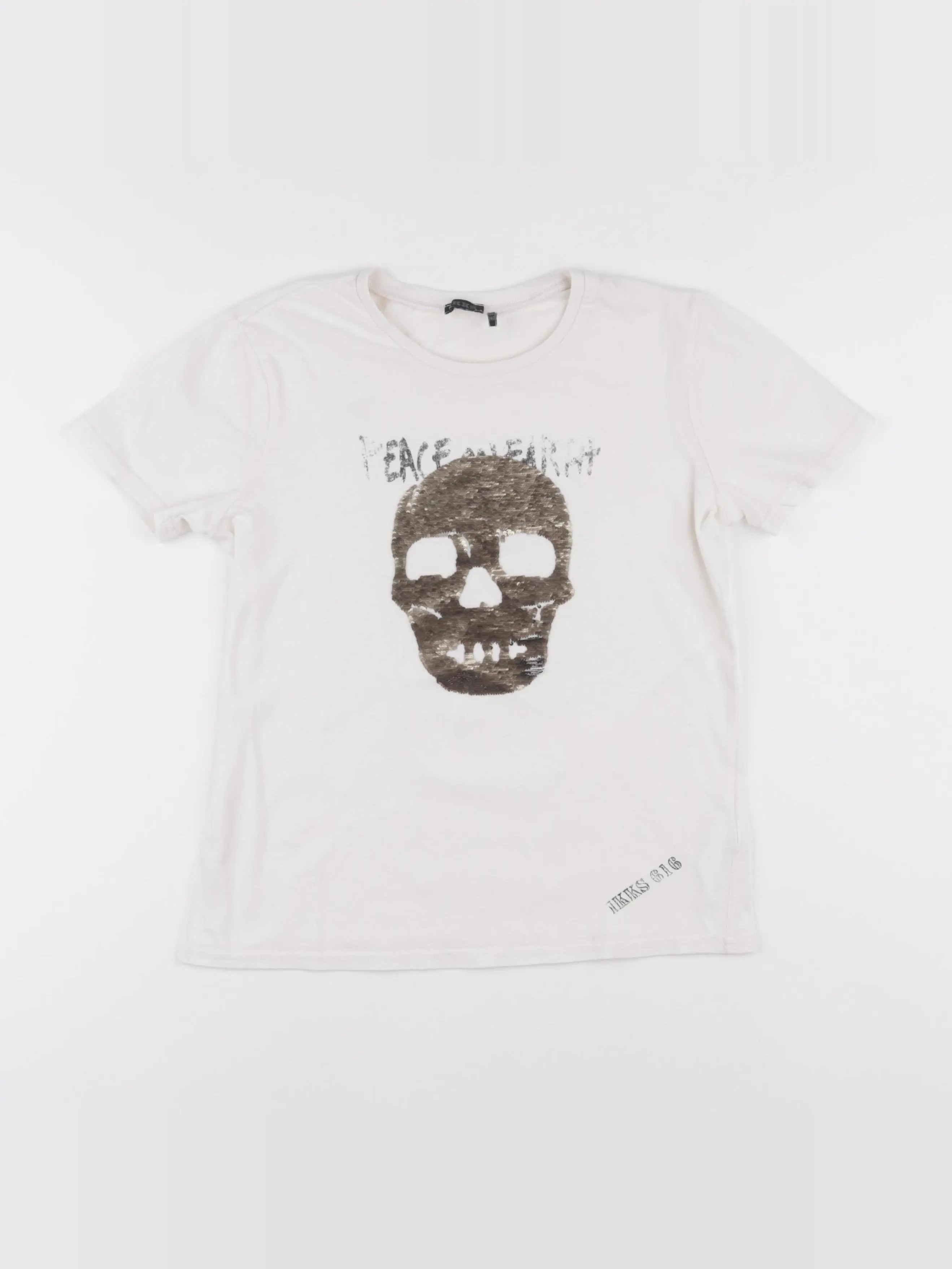 IKKS - tee-shirt blanc - 10 ans
