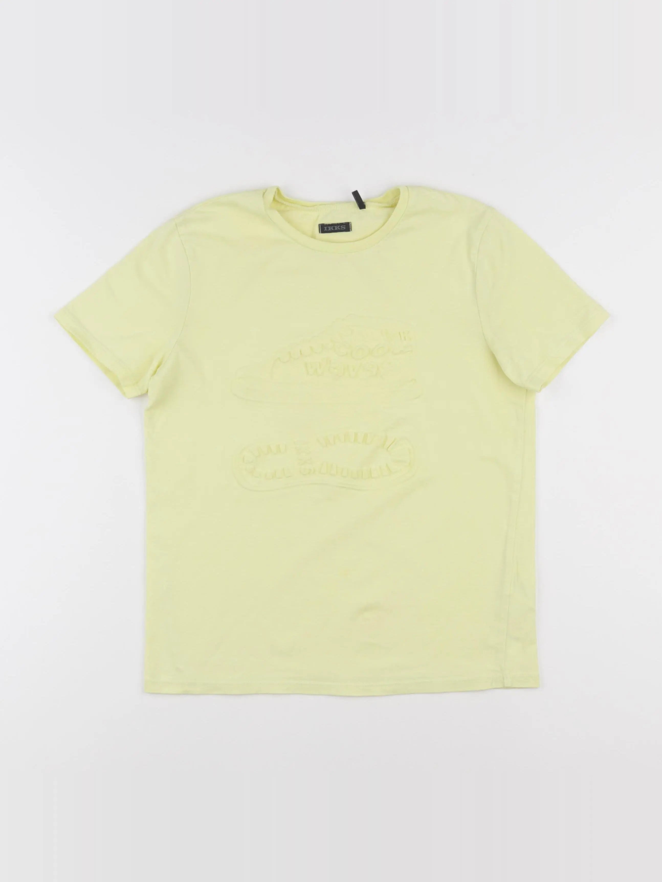 IKKS - tee-shirt jaune - 10 ans