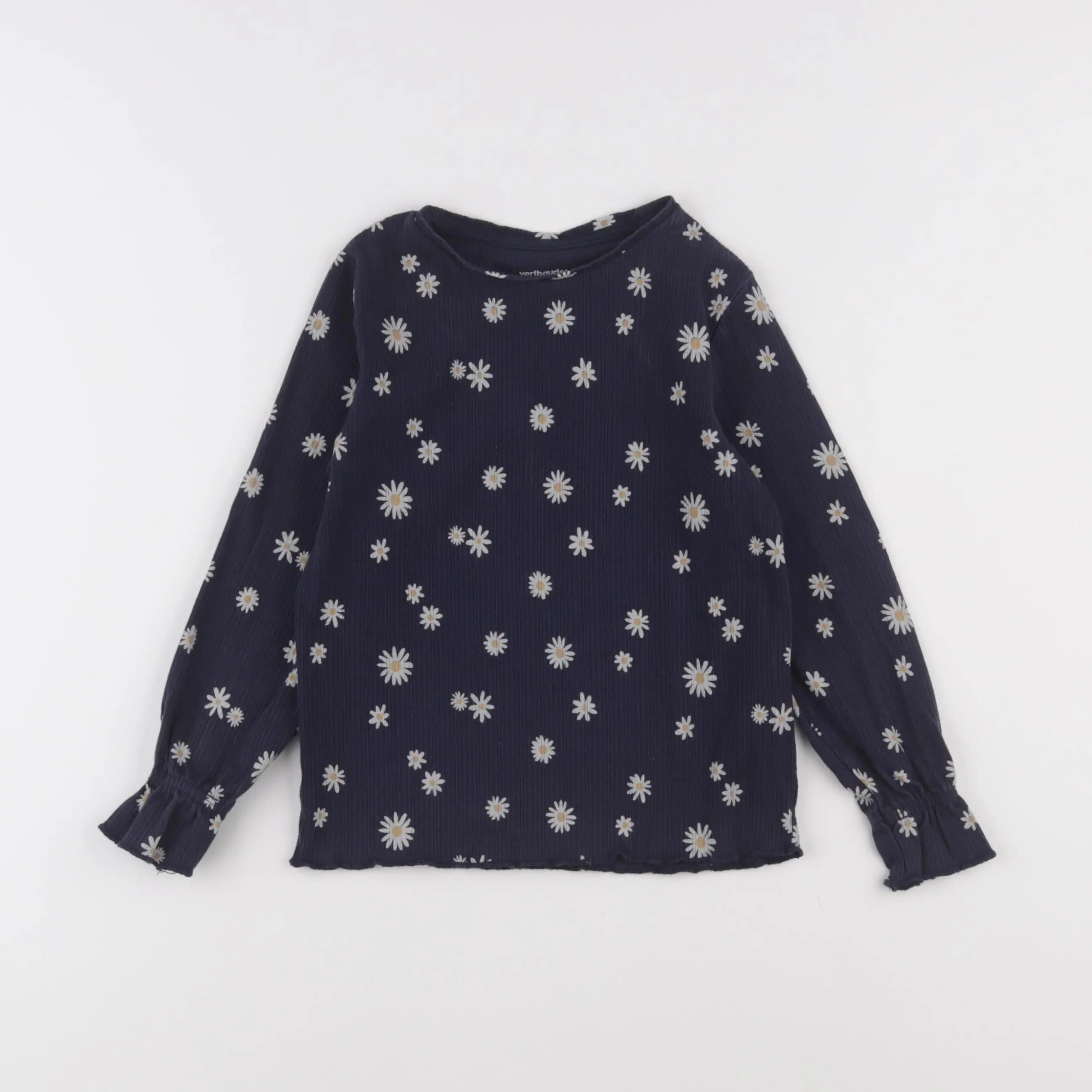 Vertbaudet - tee-shirt bleu - 6 ans