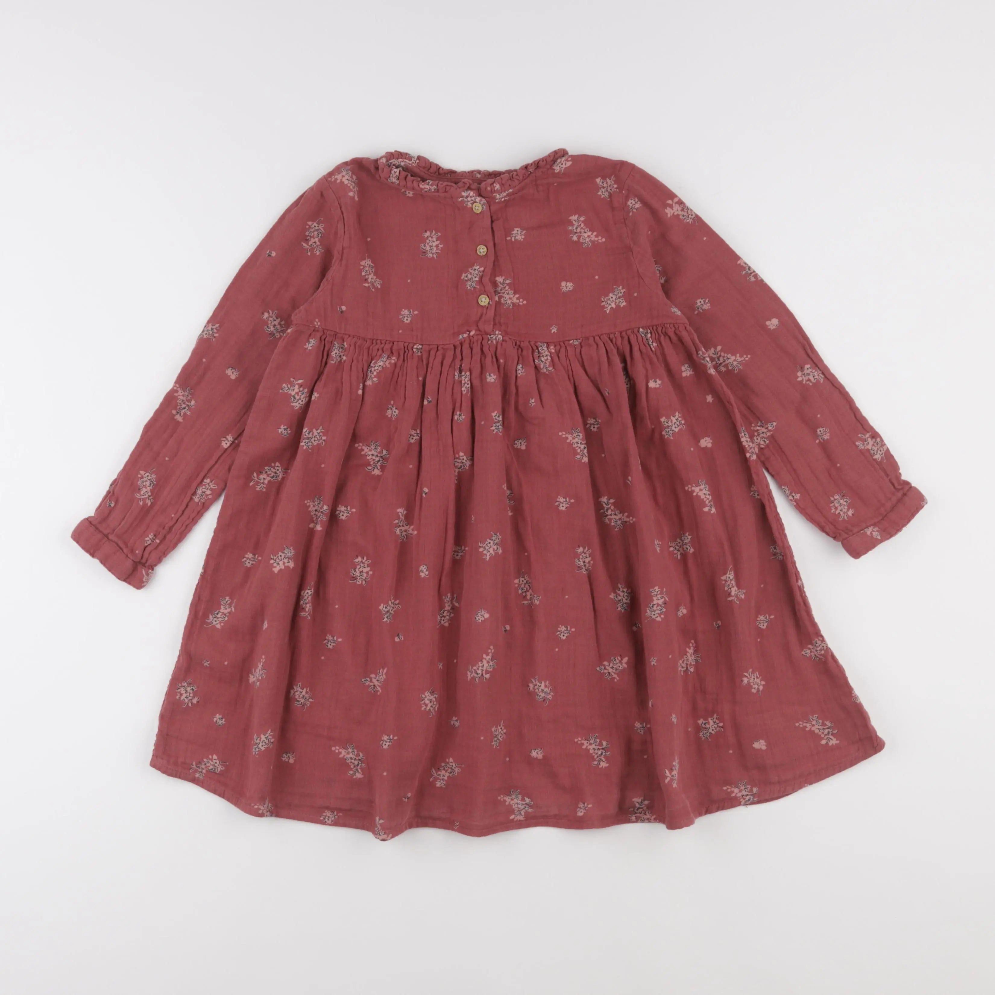 Vertbaudet - robe rose - 6 ans