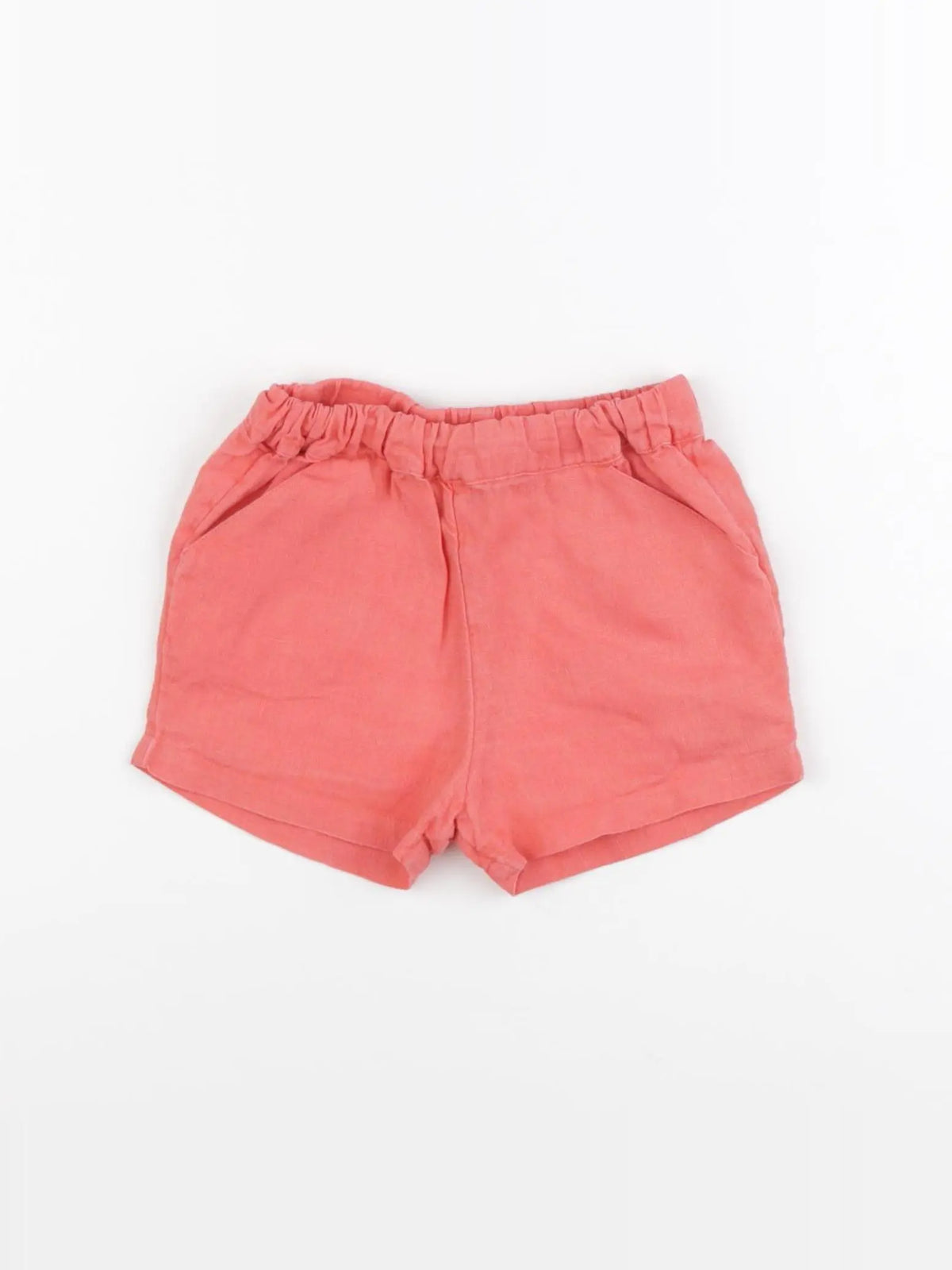 Petit Bateau - short rouge - 12 mois