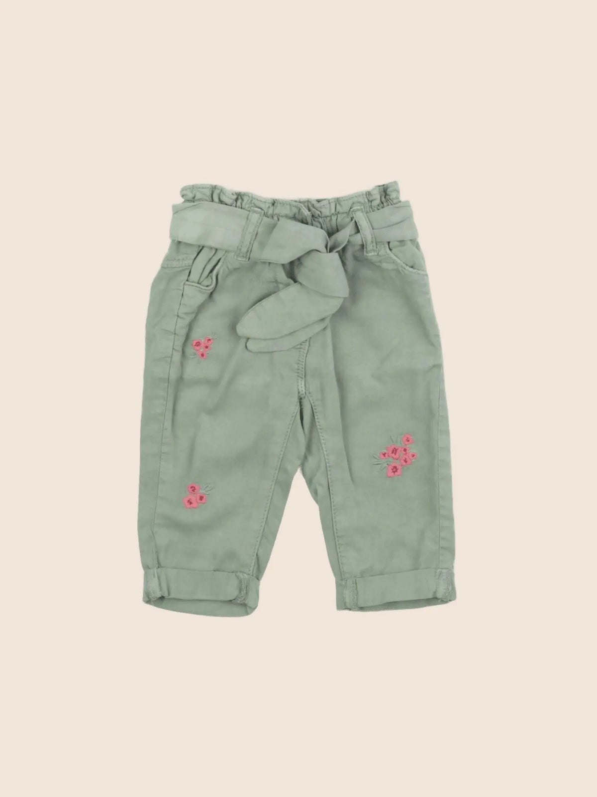 Tape à l'oeil - pantalon vert - 3 mois
