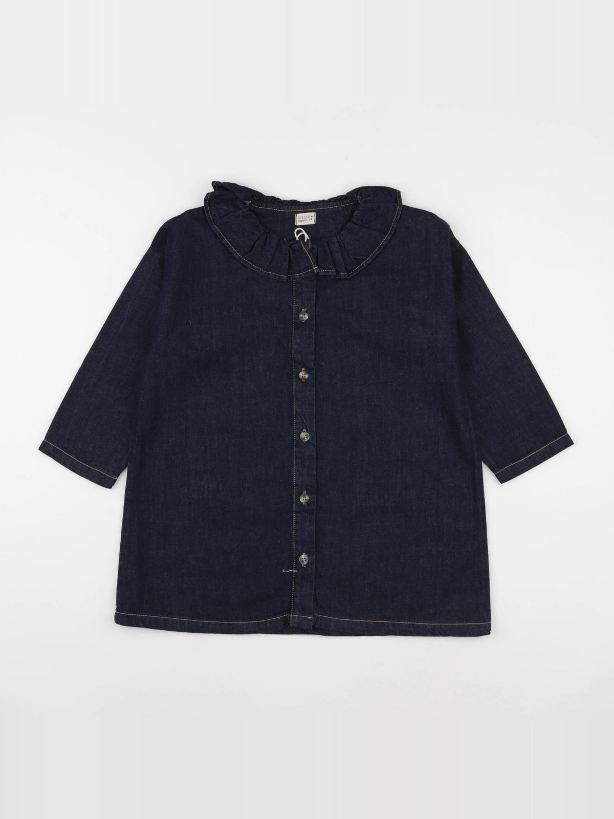 Blouse Aronie Denim Dark Blue