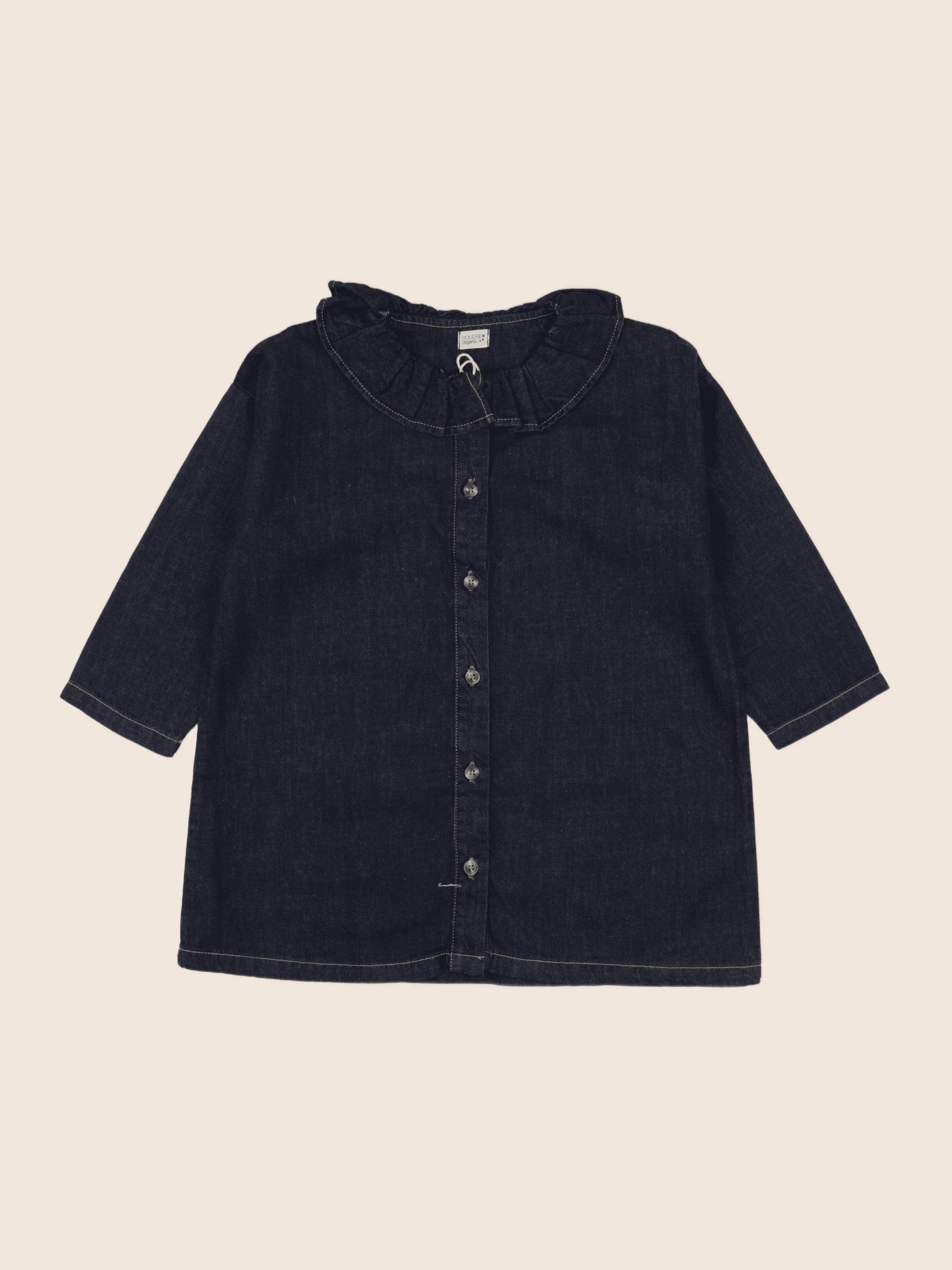 Blouse Aronie Denim Dark Blue