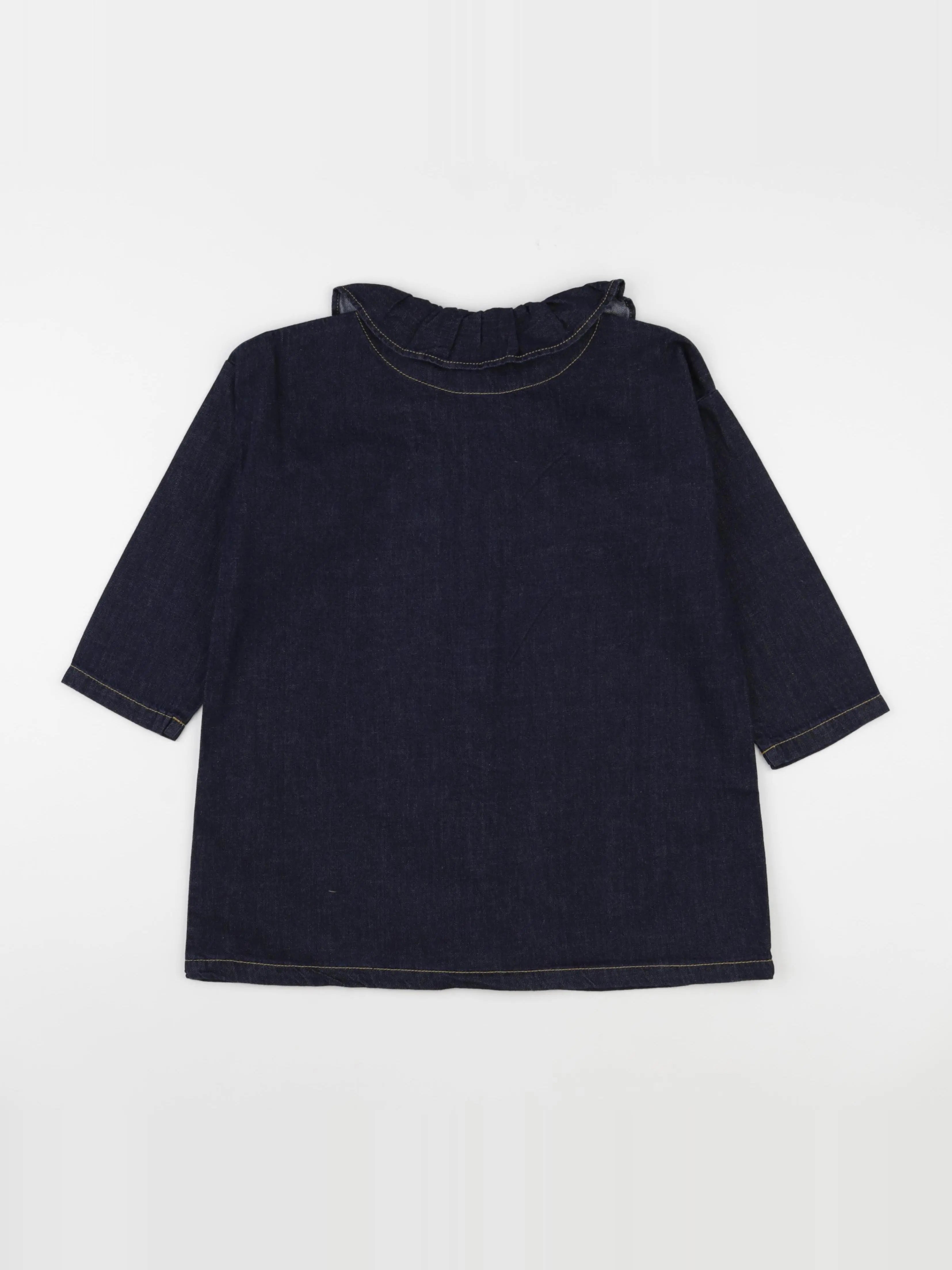 Blouse Aronie Denim Dark Blue