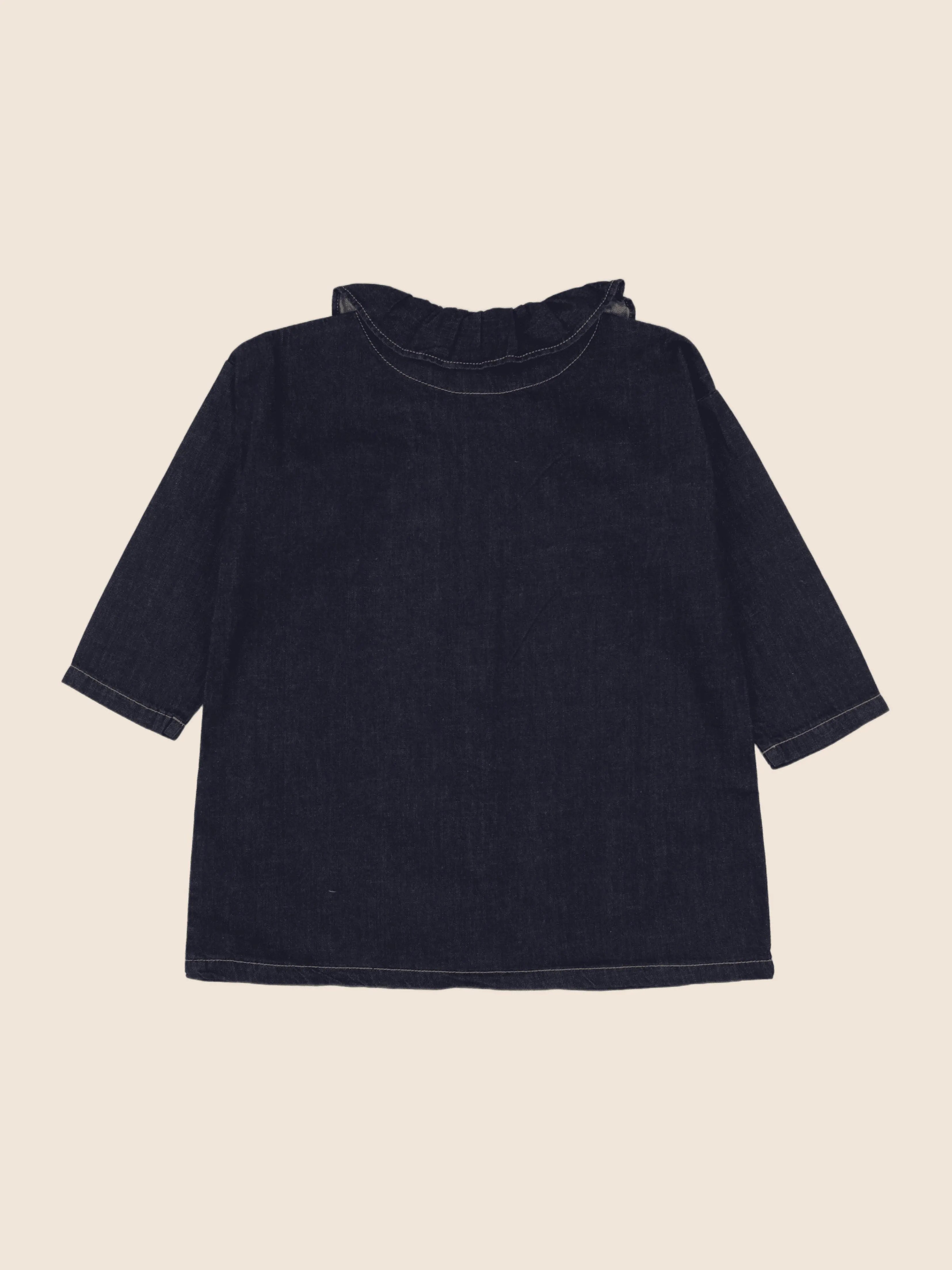 Blouse Aronie Denim Dark Blue